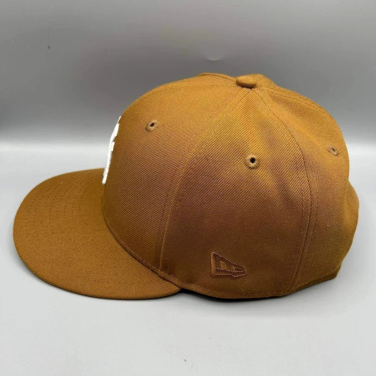 New Era New York Yankees Hat Men Brown Embroidered MLB Snap Back Cap Size ONE SIZE - 7 Thumbnail