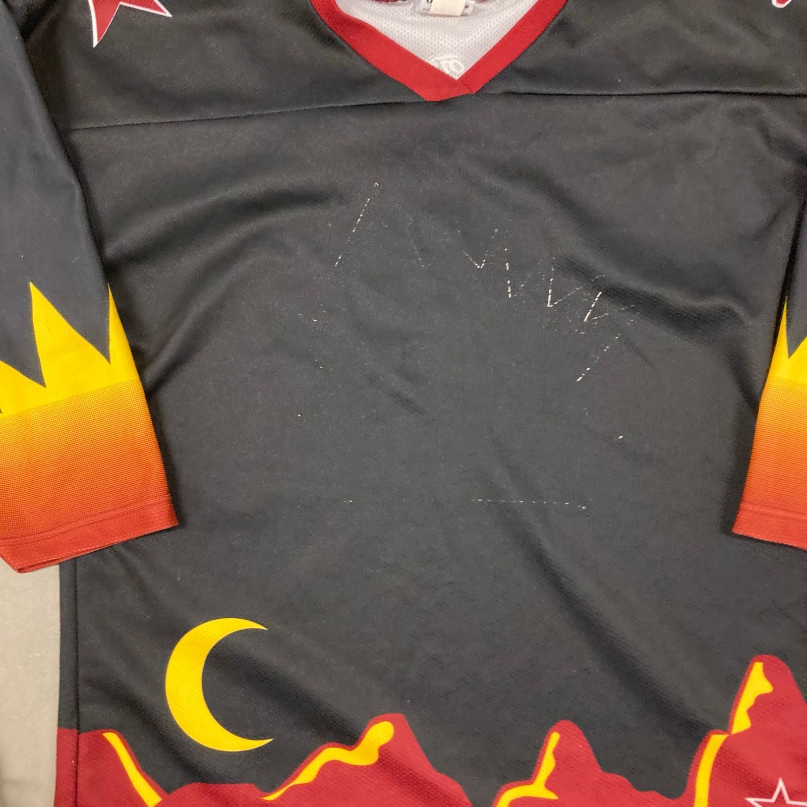 Vintage Y2K black hockey jersey Size US XL / EU 56 / 4 - 4 Thumbnail