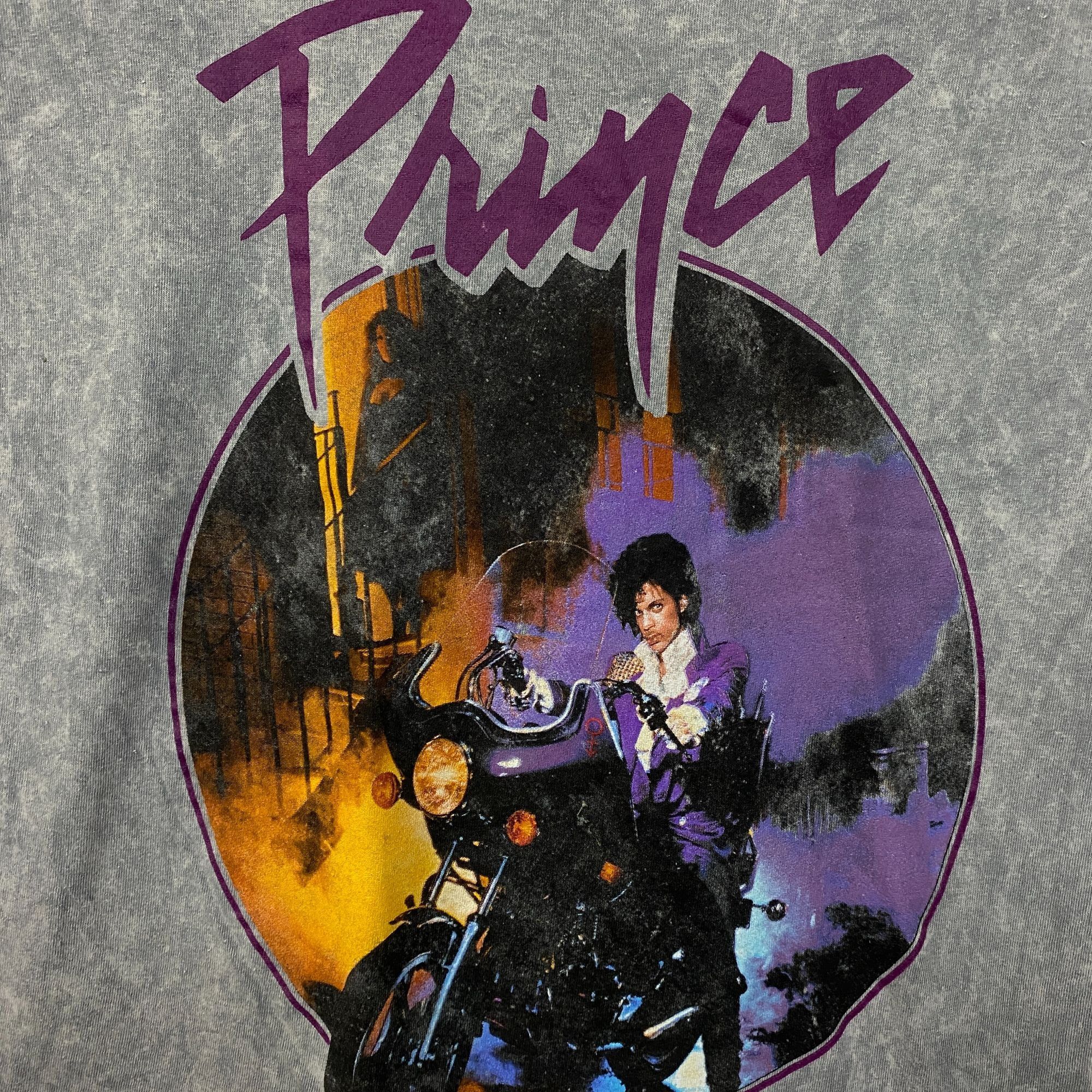 Band Tees Prince Purple Rain Acid Wash Graphic T-Shirt Medium Size US M / EU 48-50 / 2 - 2 Thumbnail