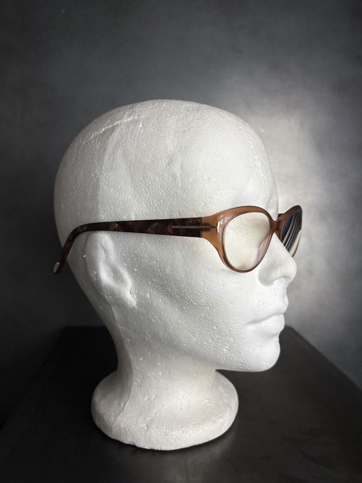 Tom Ford Tom Ford Eyeglasses TF 5244 Oval Cat Eye 1980s Pattern Size ONE SIZE - 13 Thumbnail