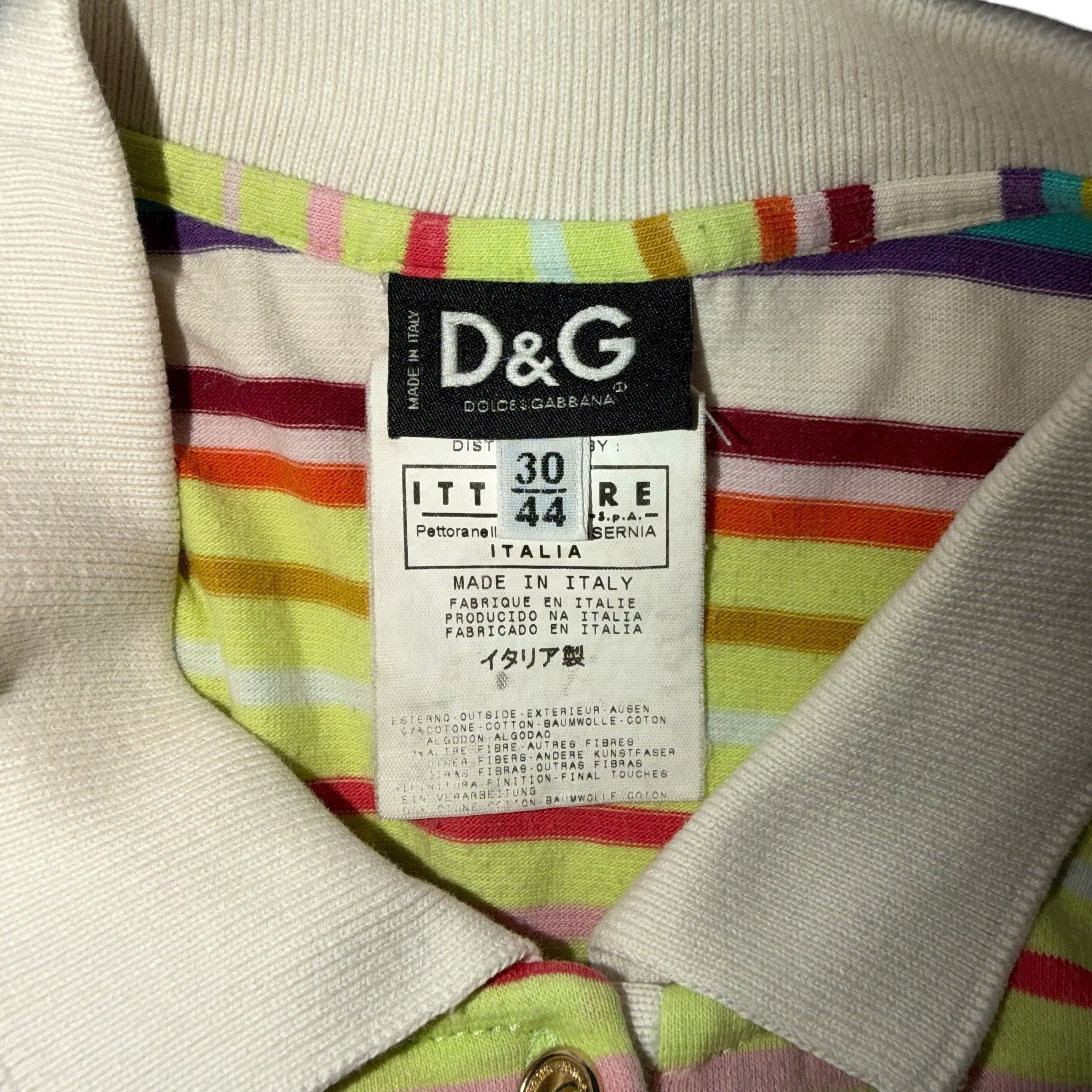 Dolce & Gabbana DOLCE & GABBANA VINTAGE POLO SHIRT Size M / US 6-8 / IT 42-44 - 4 Thumbnail