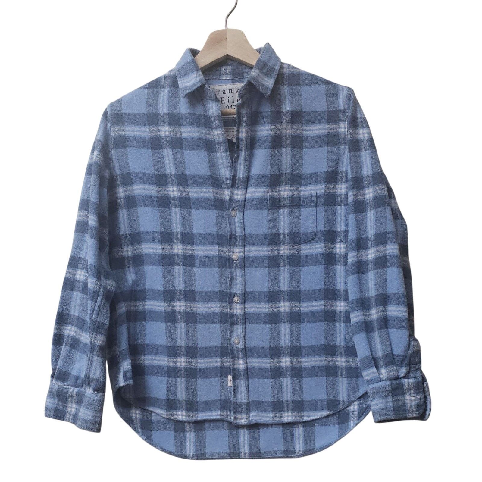 Frank & Eileen Frank & Eileen Plaid Long Sleeve Button-Up Shirt Women's XS Size XS / US 0-2 / IT 36-38 - 4 Thumbnail