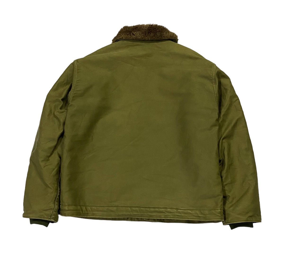 Vintage Vintage Houston U.S.N Navy N-1 Deck Jacket Size US L / EU 52-54 / 3 - 3 Thumbnail