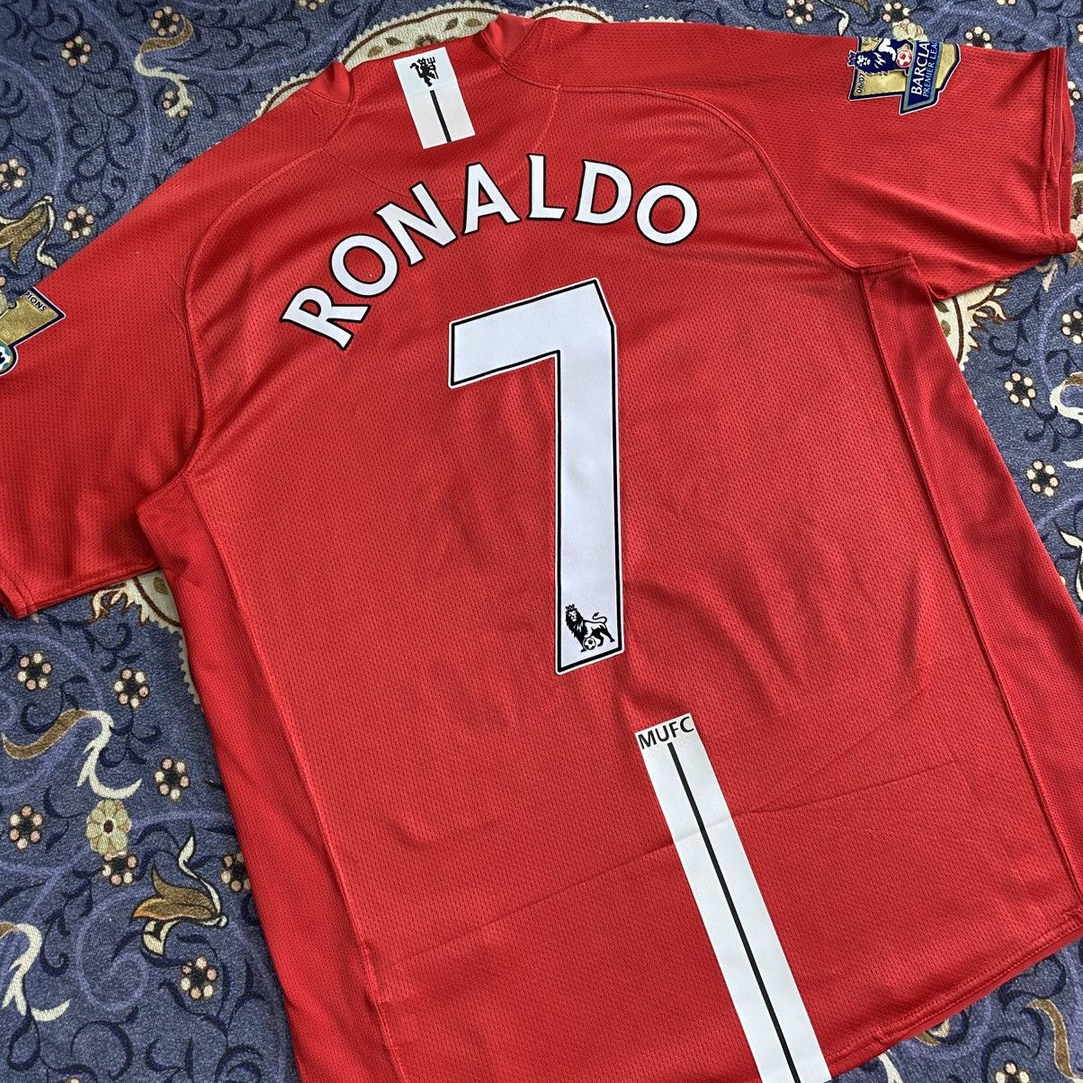 Nike × Vintage Vintage 2007/08 Nike Manchester United Home Jersey Size US L / EU 52-54 / 3 - 11 Thumbnail