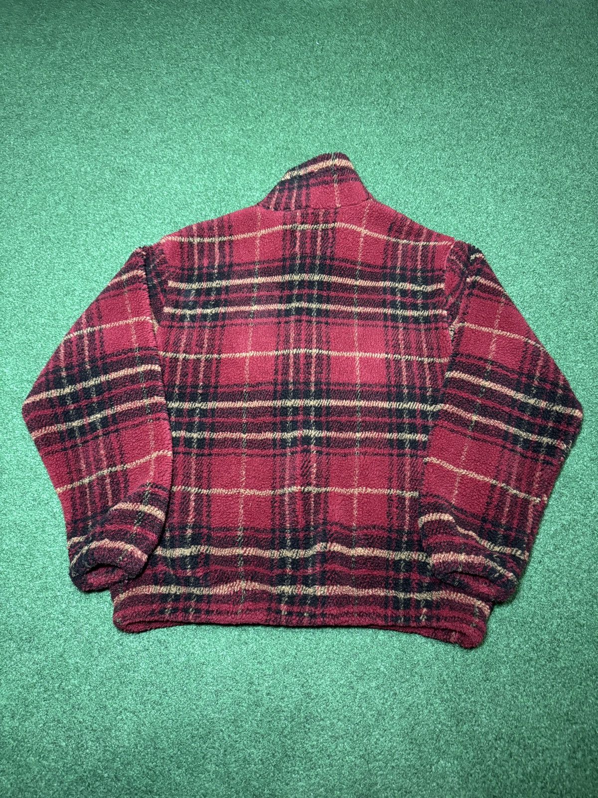 Woolrich Woolen Mills Woolrich Sherpa Fleece Plaid Zendura Pile L 1/4 Zip Jacket Size US L / EU 52-54 / 3 - 7 Thumbnail