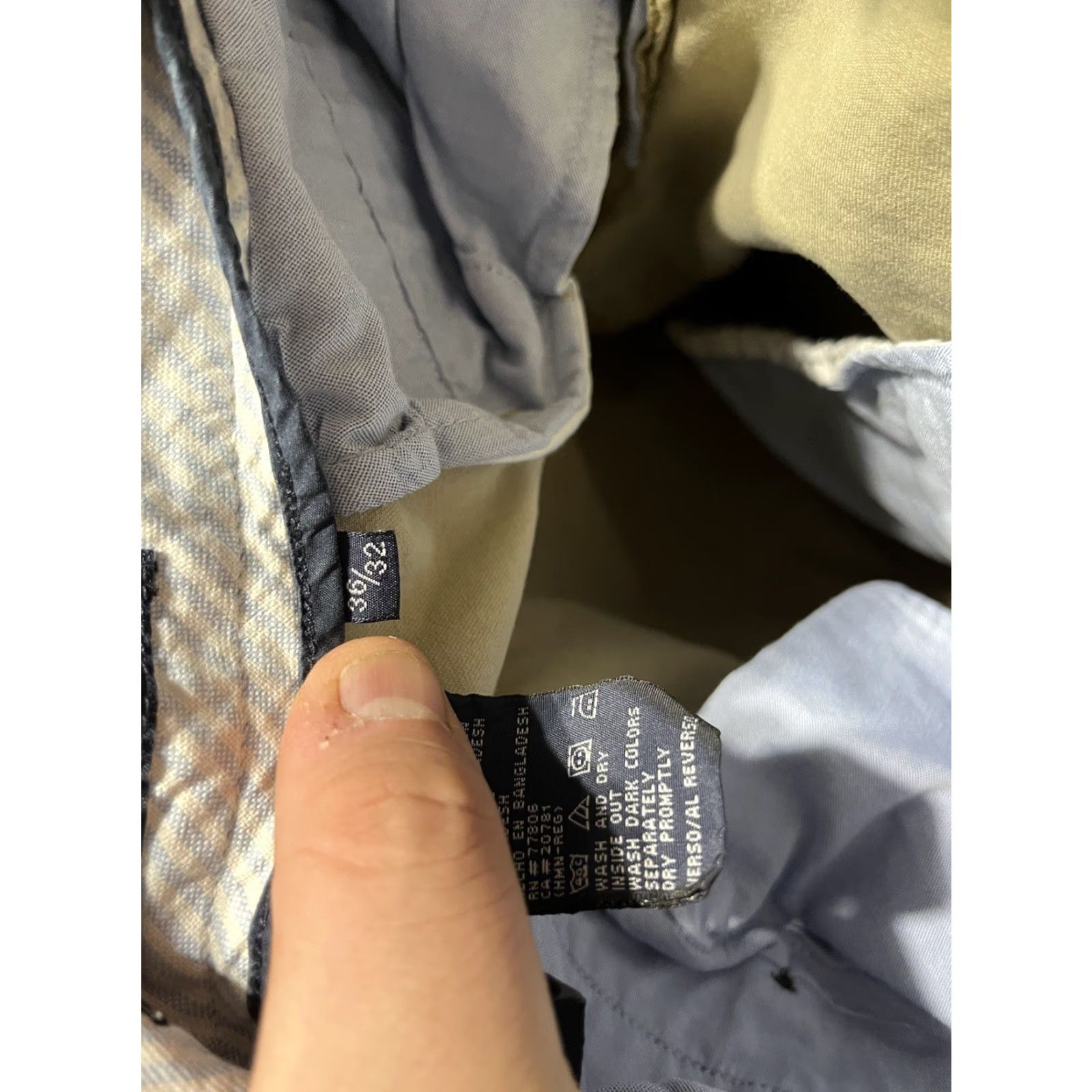 Tommy Hilfiger Tommy Hilfiger Mens Beige Flat Front Vtg Straight Leg Dress Pants Size 36x32 Size US 36 / EU 52 - 5 Thumbnail