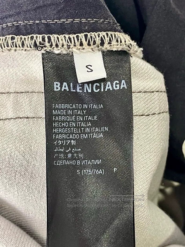 Balenciaga Balenciaga size S Graffiti Printed Mid Rise Cement Wide Le Size US 27 - 5 Thumbnail