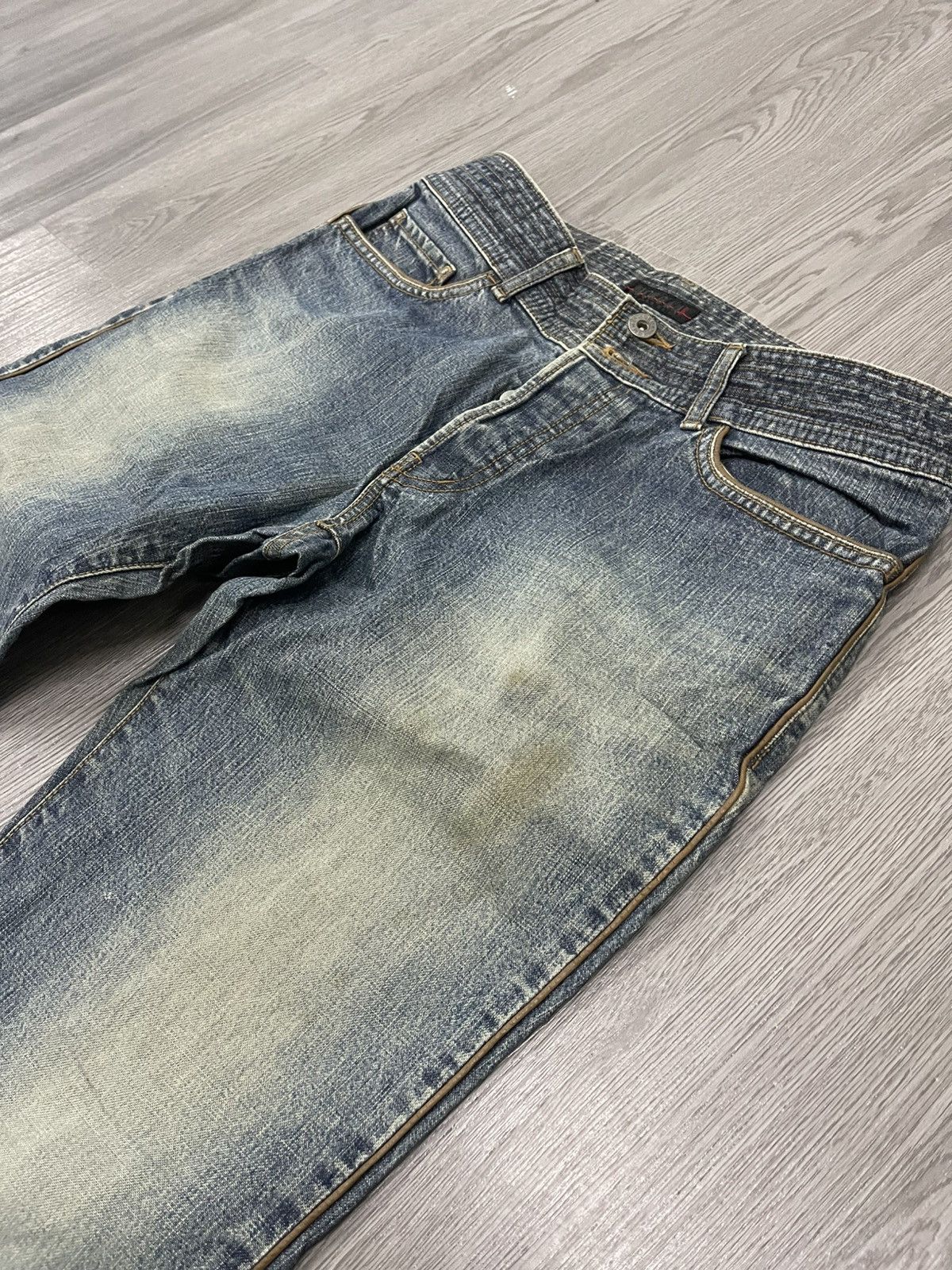 Japanese Brand × Morgan Homme Morgan Homme Flare Denim Size US 33 - 9 Thumbnail