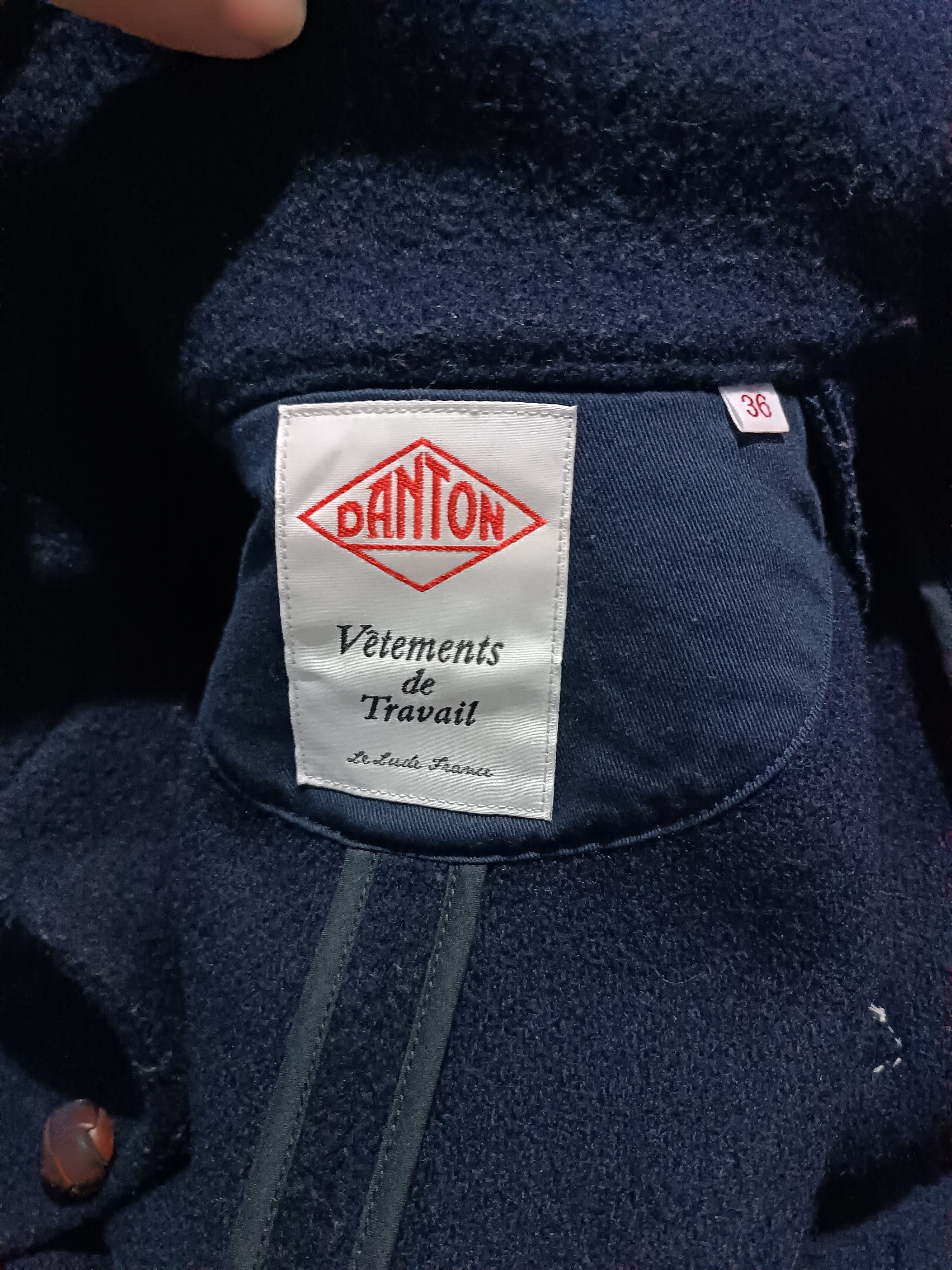 Danton × Japanese Brand Vintage Danton Vetement De Travail Wool Jacket Size US M / EU 48-50 / 2 - 6 Thumbnail