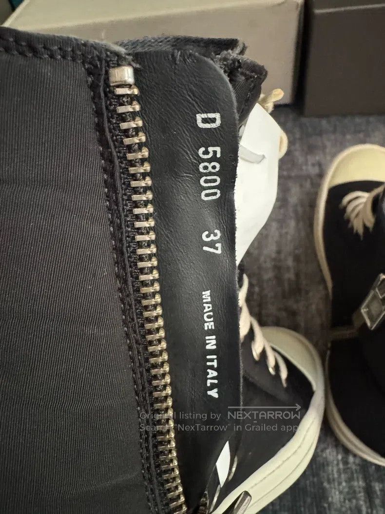 Rick Owens Rick Owens Double-thread silk-faced Converse shoes Size US 5 / EU 37 - 6 Thumbnail