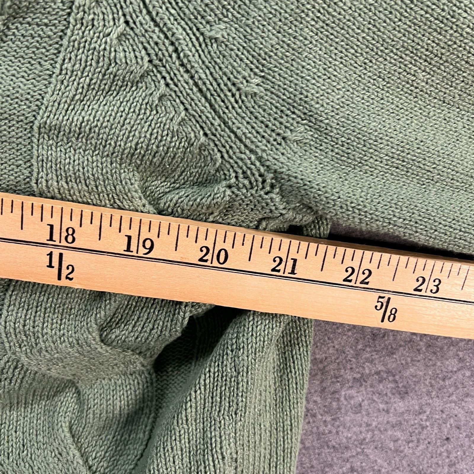 Other Candace Cameron Bure Cable Knit V-Neck Sweater Size M / US 6-8 / IT 42-44 - 6 Thumbnail