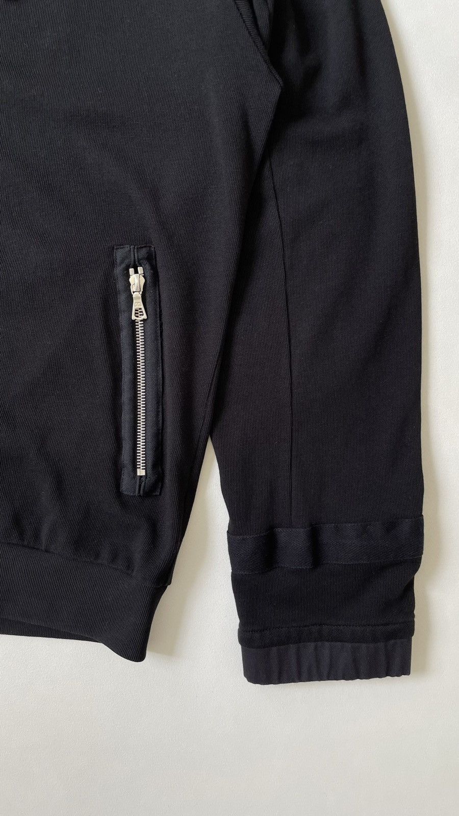 Dries Van Noten Sample A/W 14 Black Cotton Back Zip Hoodie Size US M / EU 48-50 / 2 - 9 Thumbnail