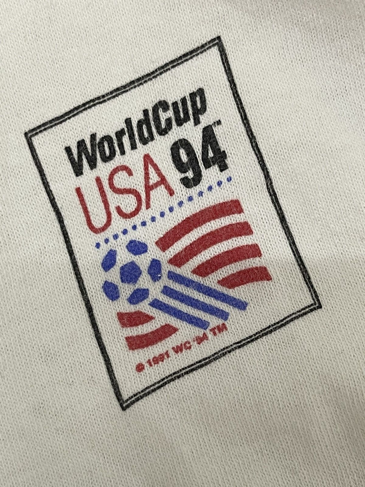 Vintage Vtg 1994 World Cup USA Swiss Team Football Tee 5🟩8 Size US M / EU 48-50 / 2 - 17 Thumbnail
