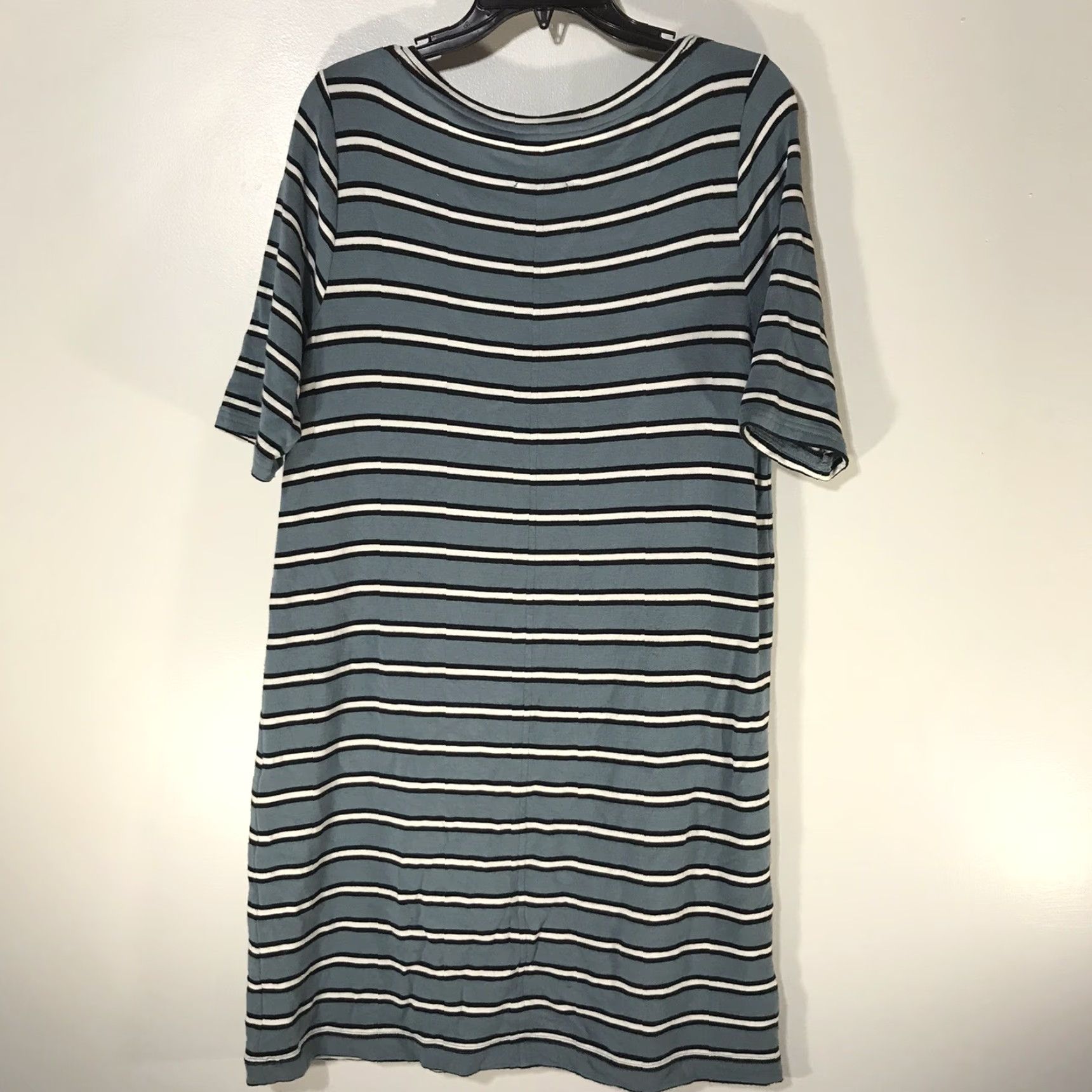 Lou & Grey Lou & Grey Dress Shirt Knee Length 3/4 Sleeve Multicolor Striped Casual Women Size L Size L / US 10 / IT 46 - 2 Thumbnail