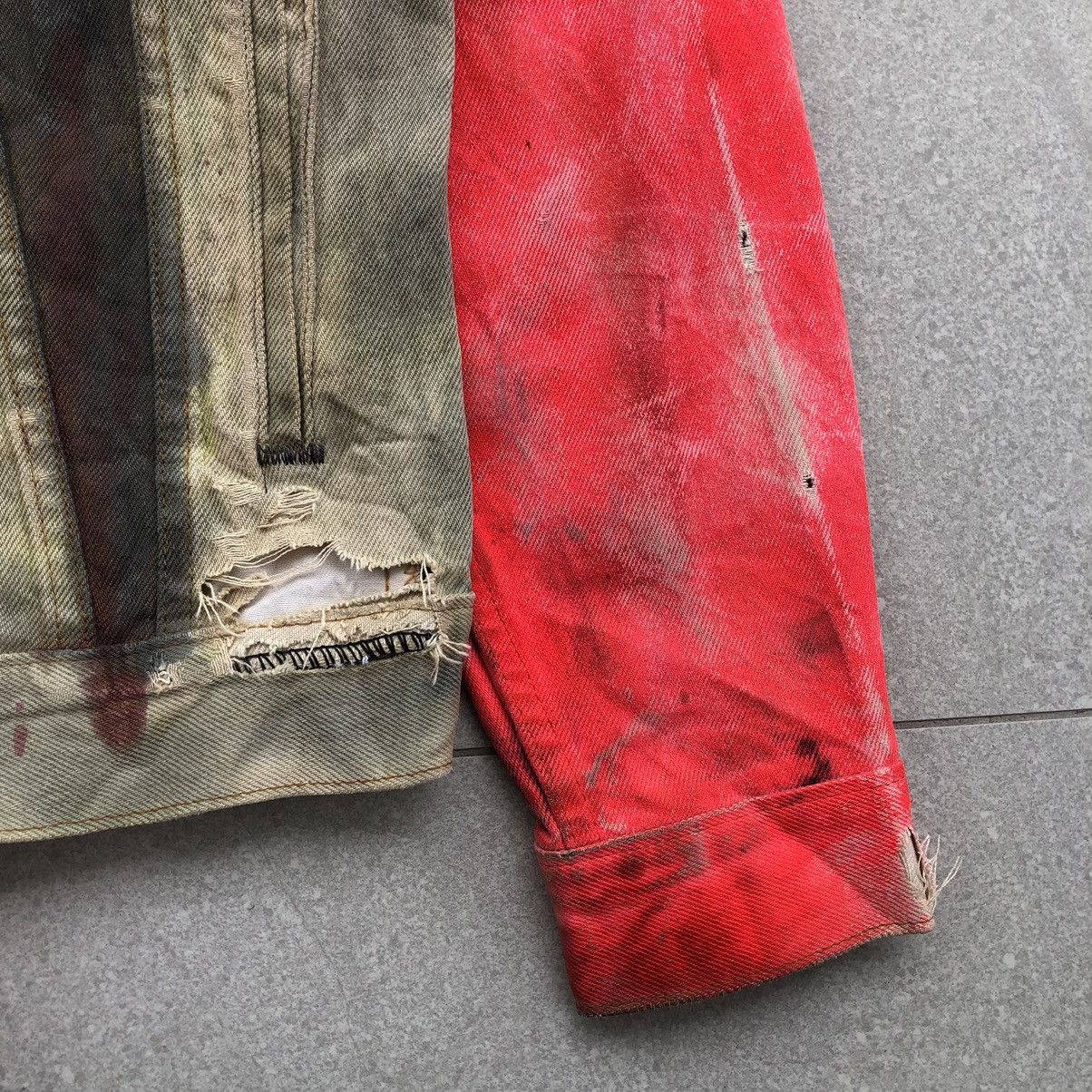 Levi's Vintage Clothing Vintage 80s Levis Custom Painted Distressed Denim Jacket 🇺🇸 Size US M / EU 48-50 / 2 - 11 Thumbnail
