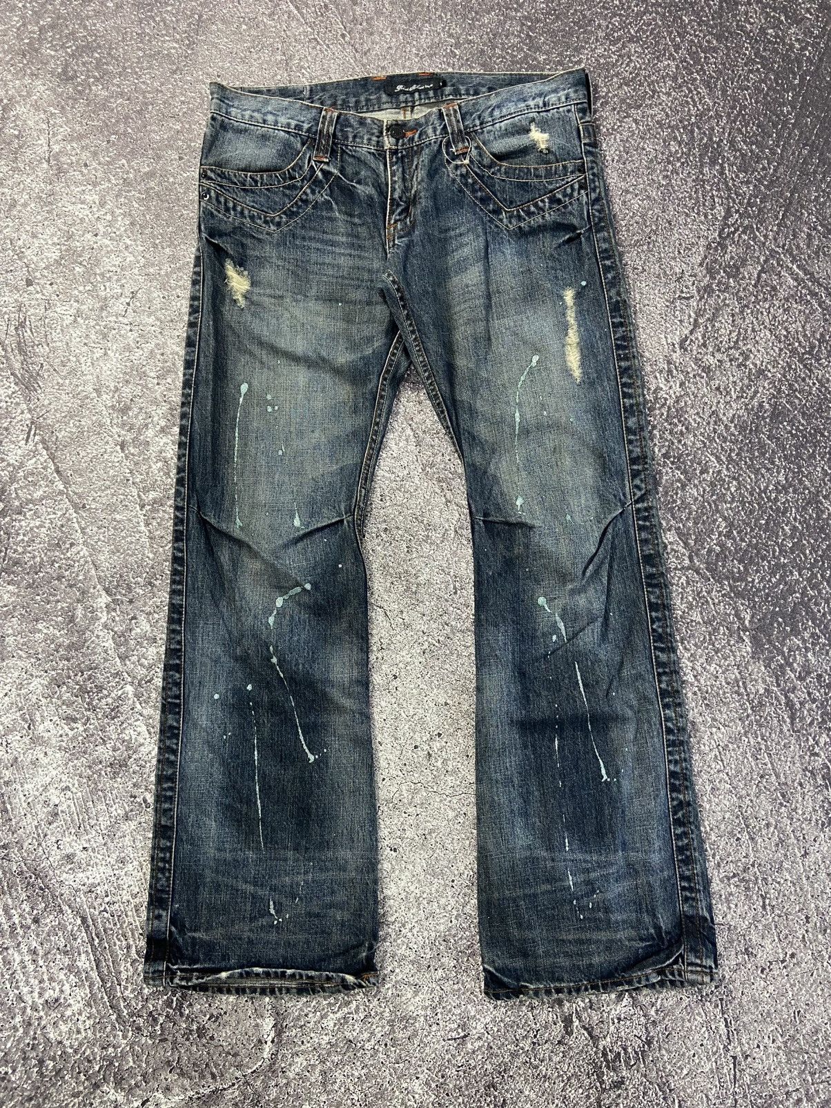 If Only Was True Root three style japanes brans flared denim Size US 34 / EU 50 - 1 Thumbnail
