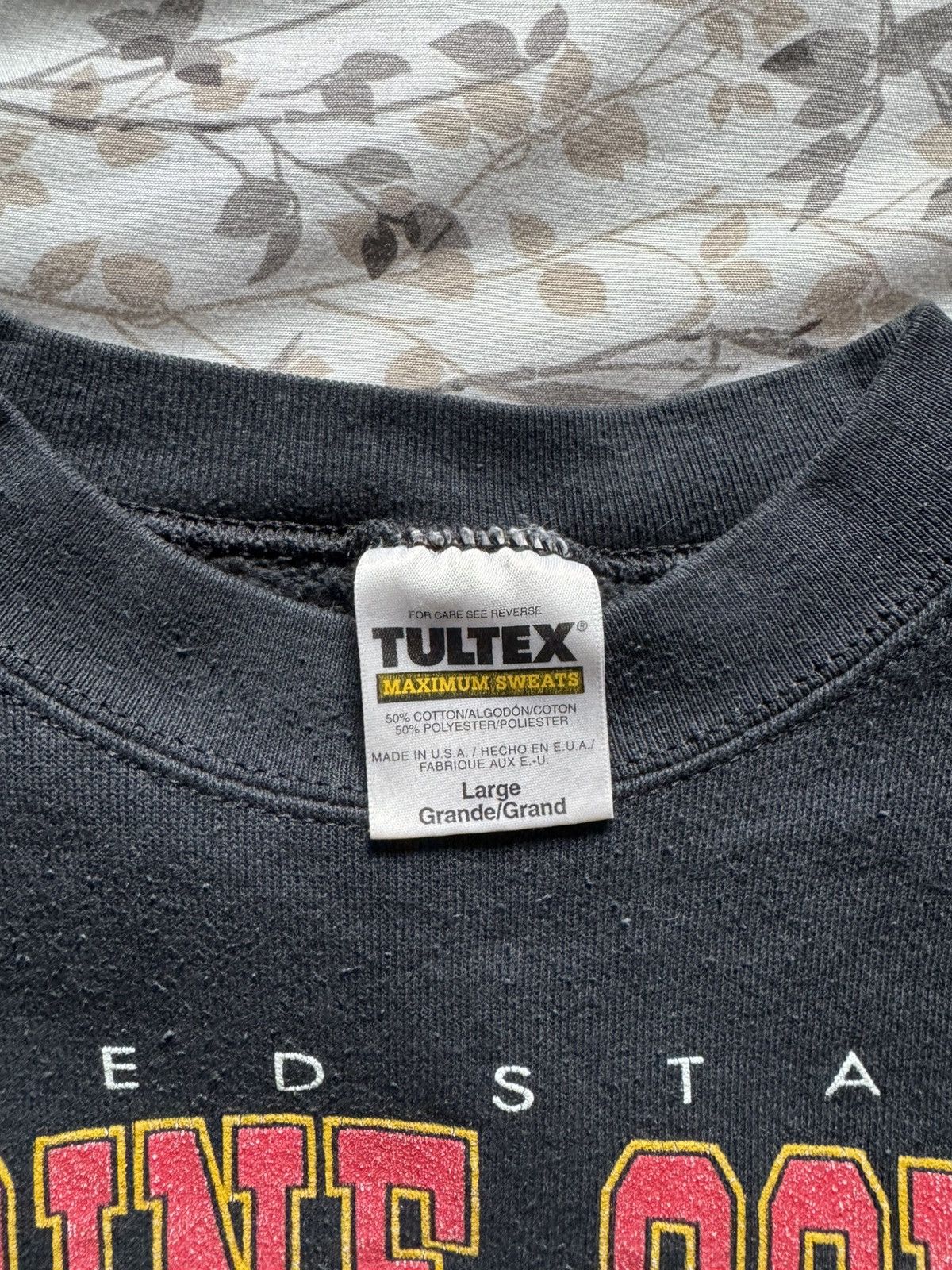 Tultex Vintage U.S. Marine Corps Semper Fidelis Crewneck Size US L / EU 52-54 / 3 - 5 Thumbnail