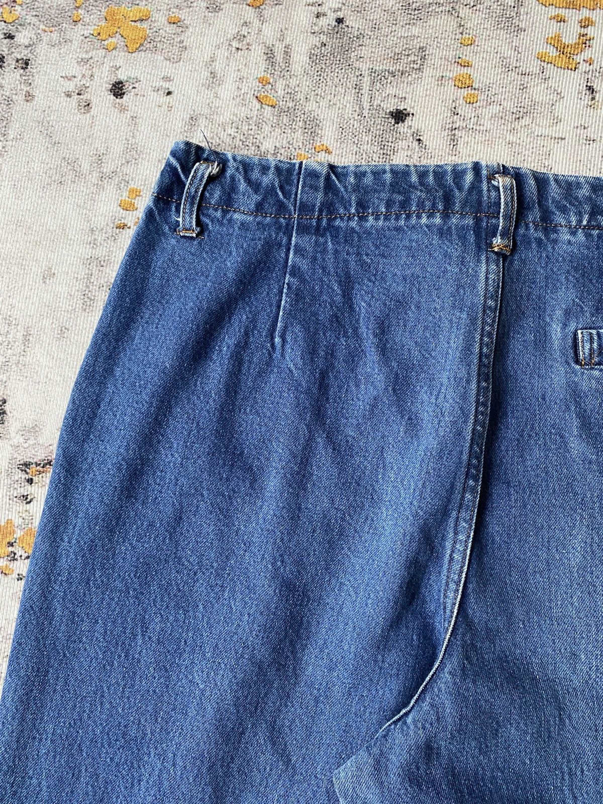 Comme des Garcons Homme Vintage 80’s Comme Des Garcons Homme Cropped Baggy Jeans Size US 31 - 13 Thumbnail