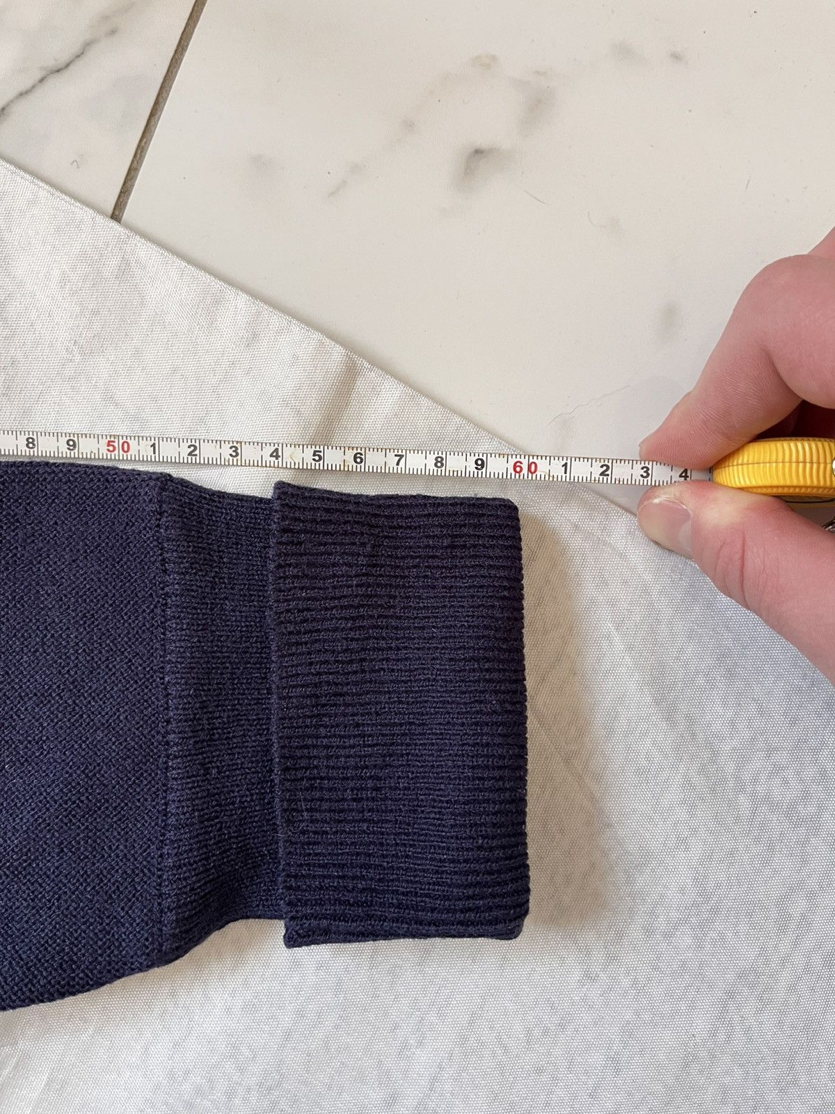 Lacoste Vintage Lacoste Navy Cardigan 90s Classic Logo Made in Spain Size US XL / EU 56 / 4 - 20 Thumbnail