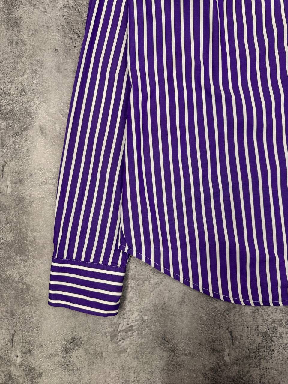 Ralph Lauren Ralph Lauren Women Slim Fit Striped Shirt Purple White SizeM Size M / US 6-8 / IT 42-44 - 4 Thumbnail