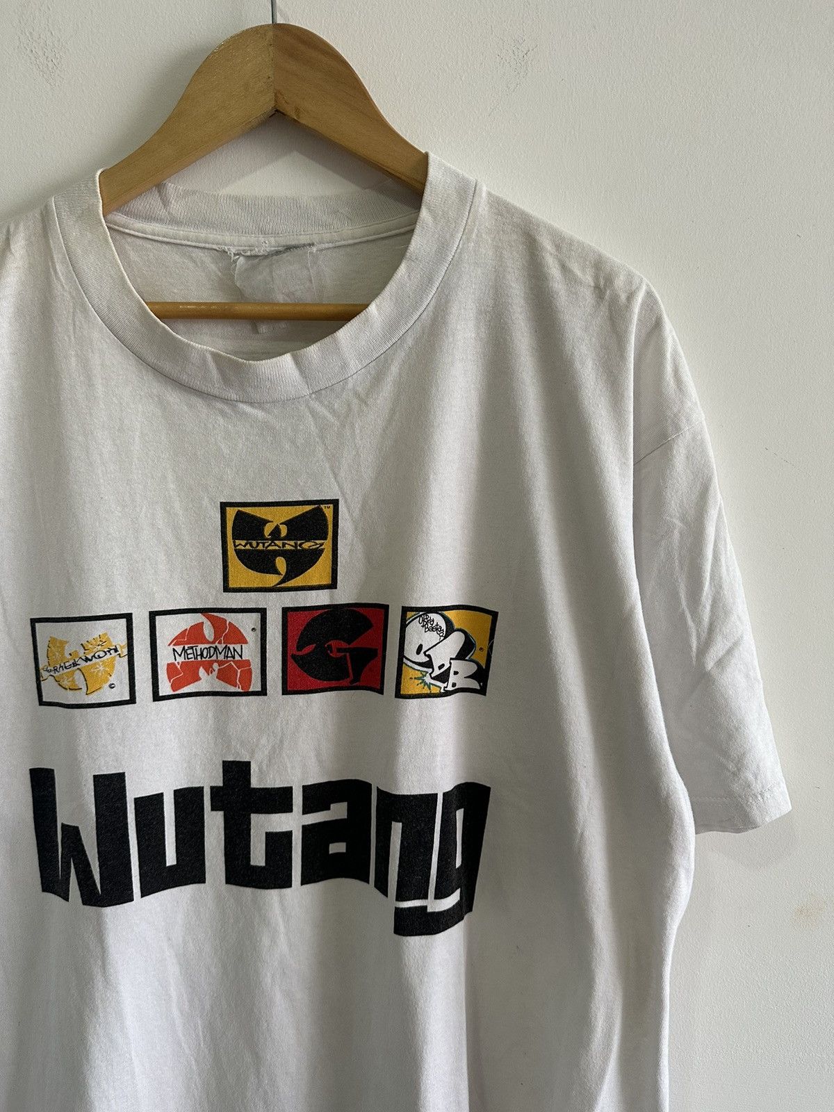 Rap Tees Vintage Wutang Methodman Raptees 90’s Rare XL size Size US XL / EU 56 / 4 - 7 Thumbnail