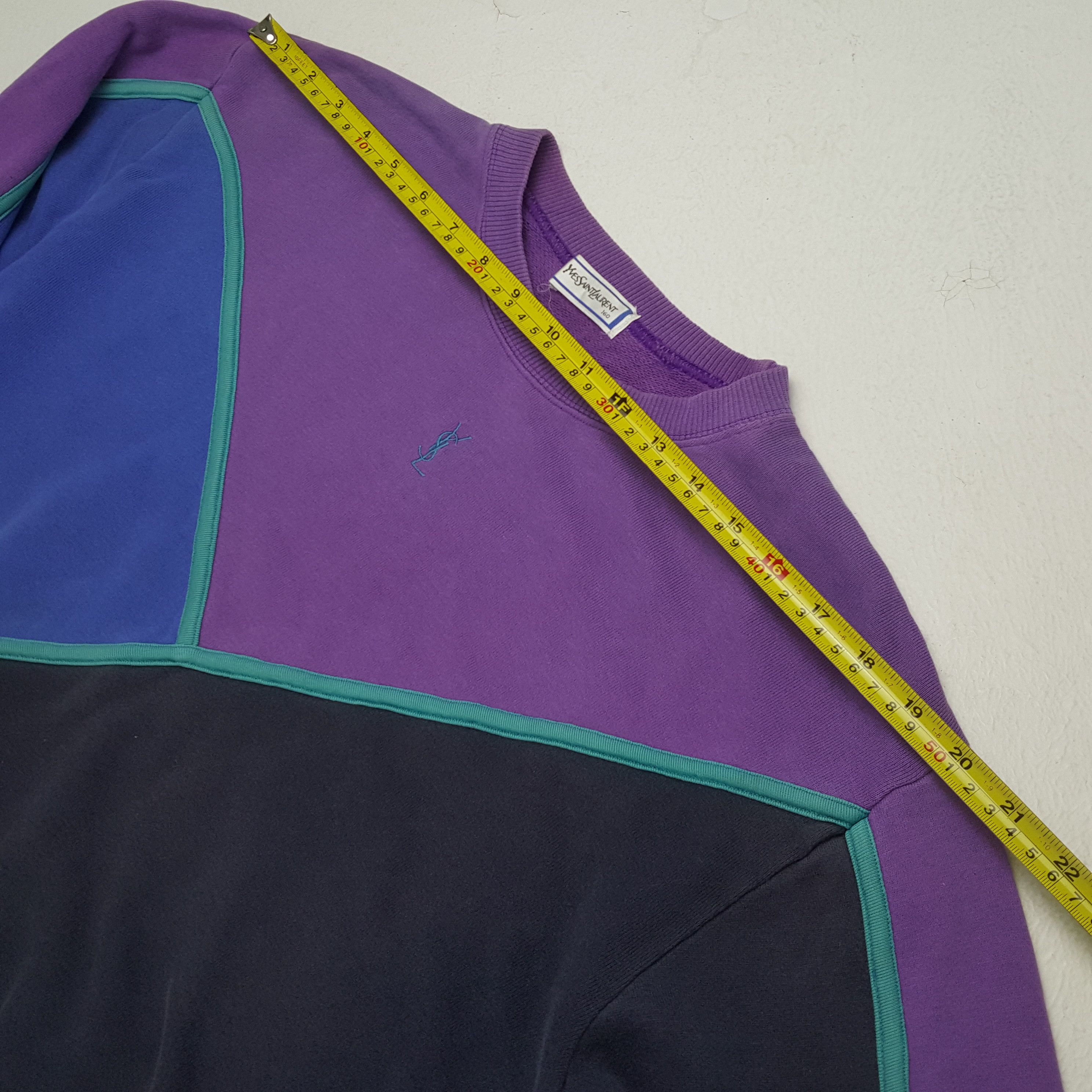 Vintage × Yves Saint Laurent Vintage YVES SAINT LAURENT Italian Fashion Brand Sweatshirts Size US L / EU 52-54 / 3 - 4 Thumbnail