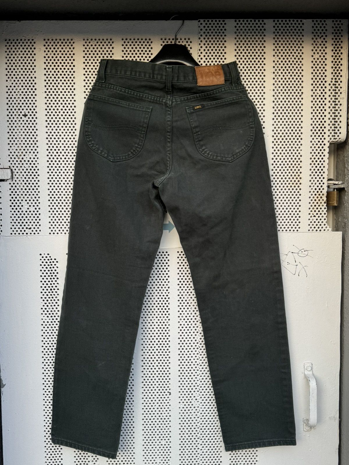 90s Lee Riders Green Denim Baggy Jeans 1990s Vintage