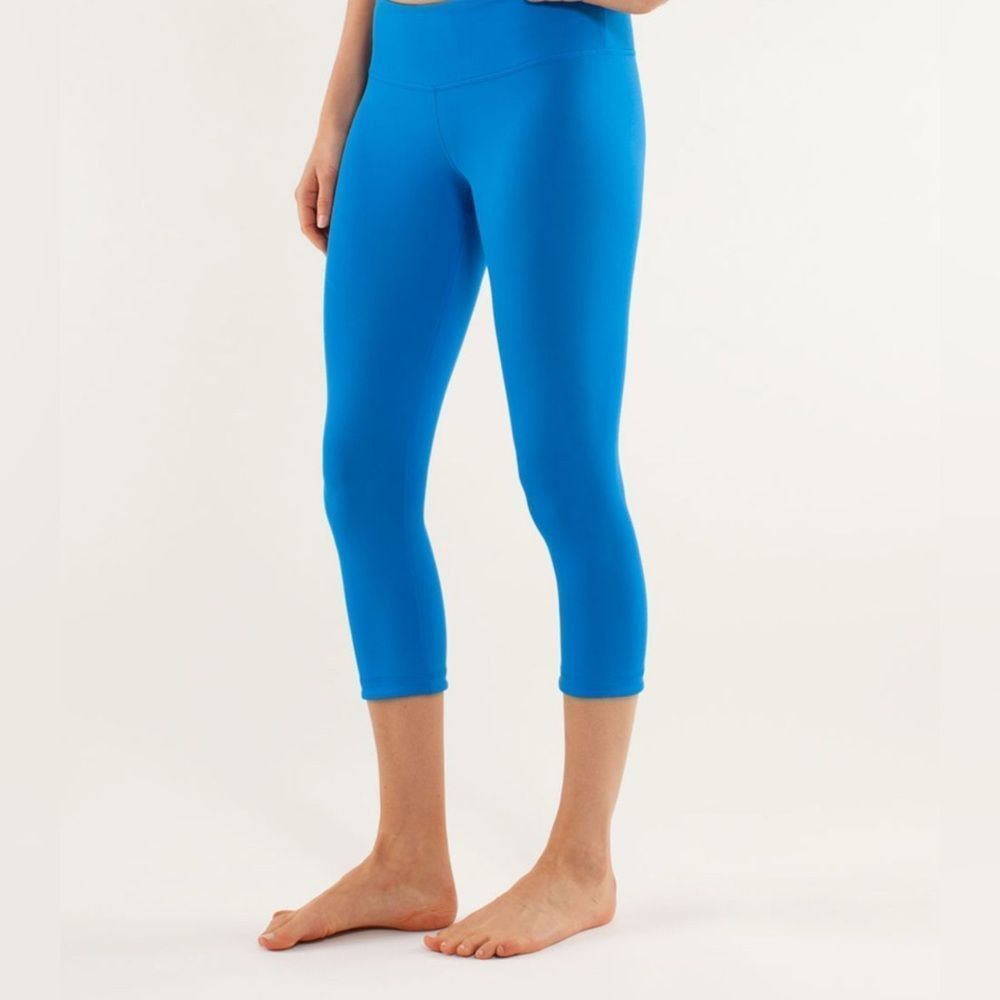 Lululemon Lululemon size 6 blue wunder under high-rise legging Size 28" / US 6 / IT 42 - 1 Thumbnail