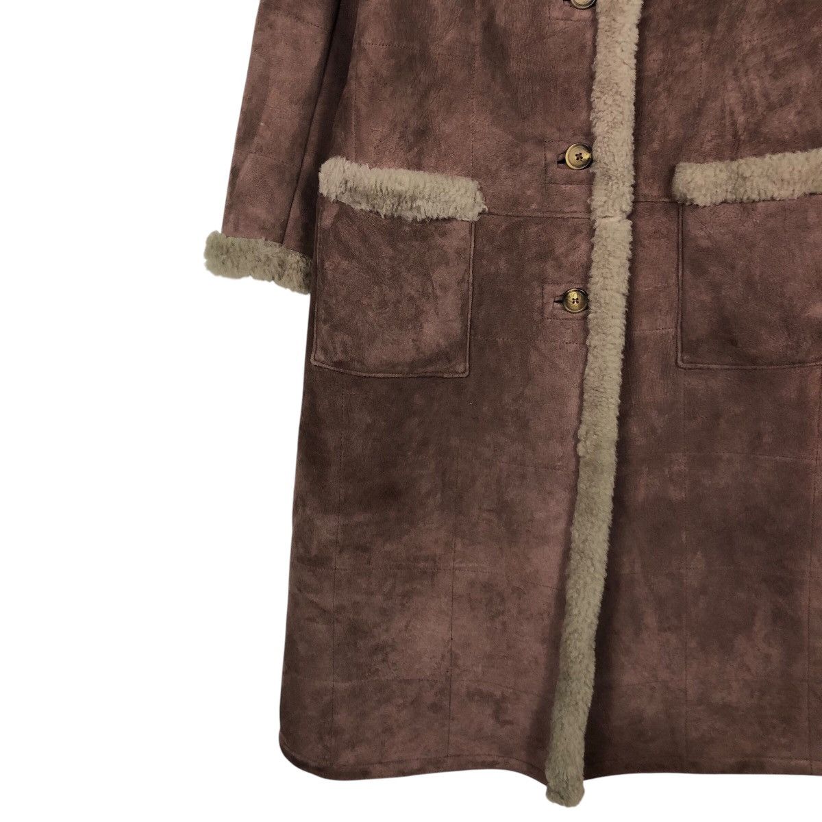 Vintage Vintage Long Jacket Leather Shearling Mink Fur DenoDe Patit Size US M / EU 48-50 / 2 - 6 Thumbnail