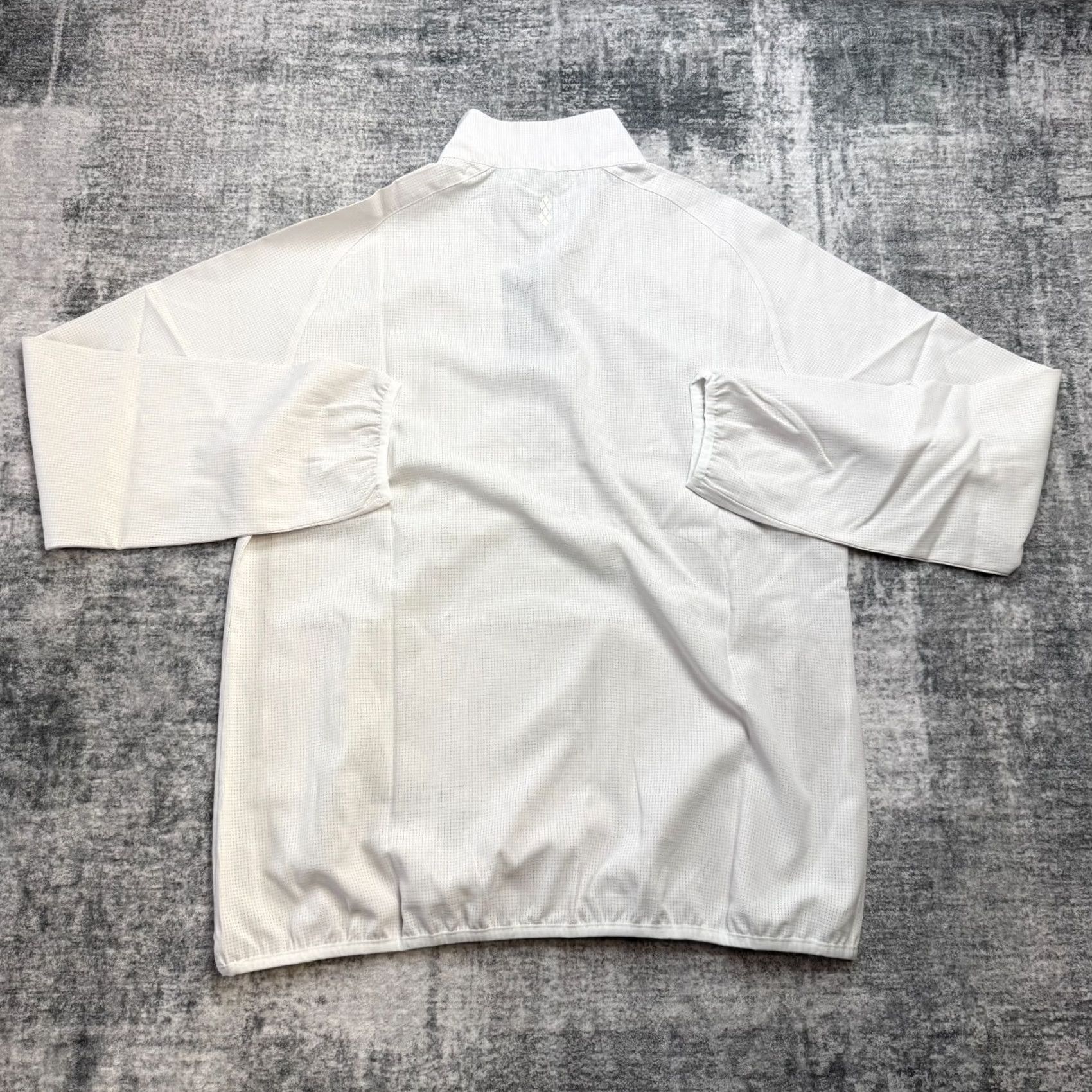 Vintage 7 Diamonds Oxygenate Quarter Zip Men L White Moisture Wicking Lightweight Golf Pullover shirt 1/4 Zip Men White 7 Diamonds Golf Size US L / EU 52-54 / 3 - 6 Thumbnail
