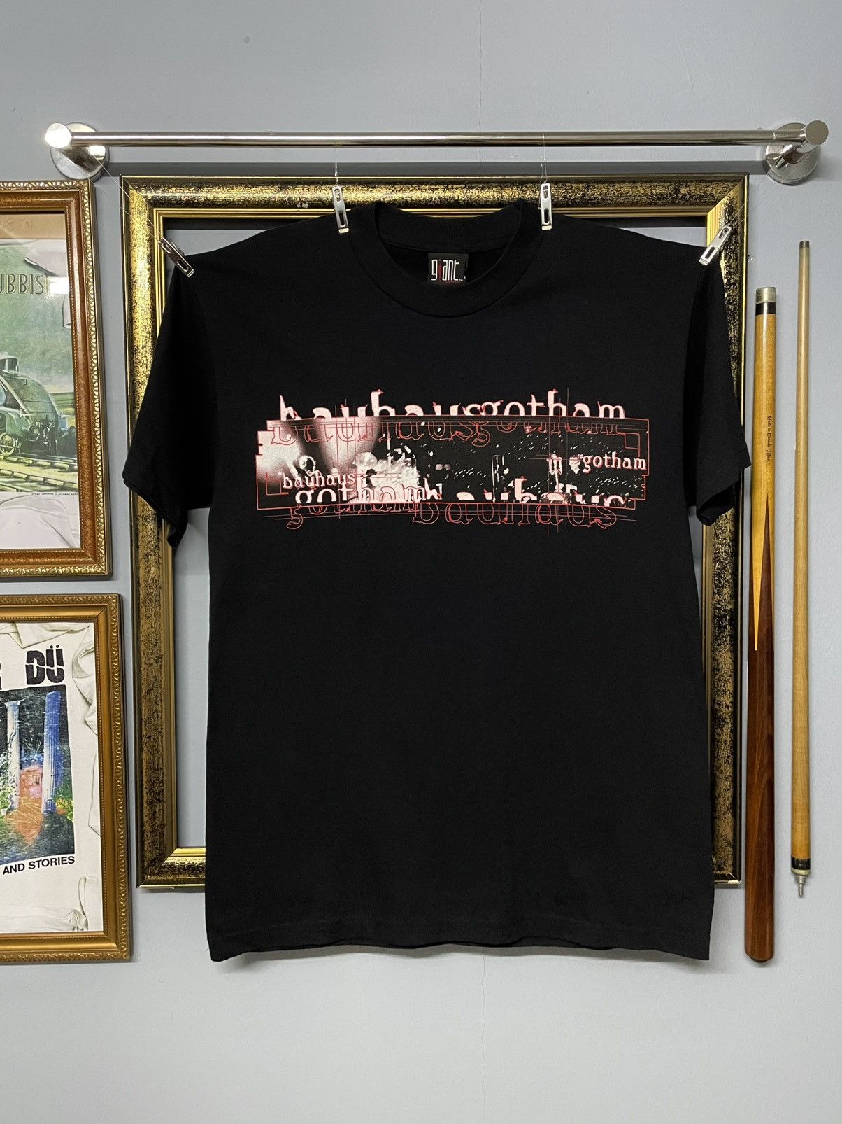Vintage 1990s Bauhaus Gotham Post Punk Og Band Tshirt