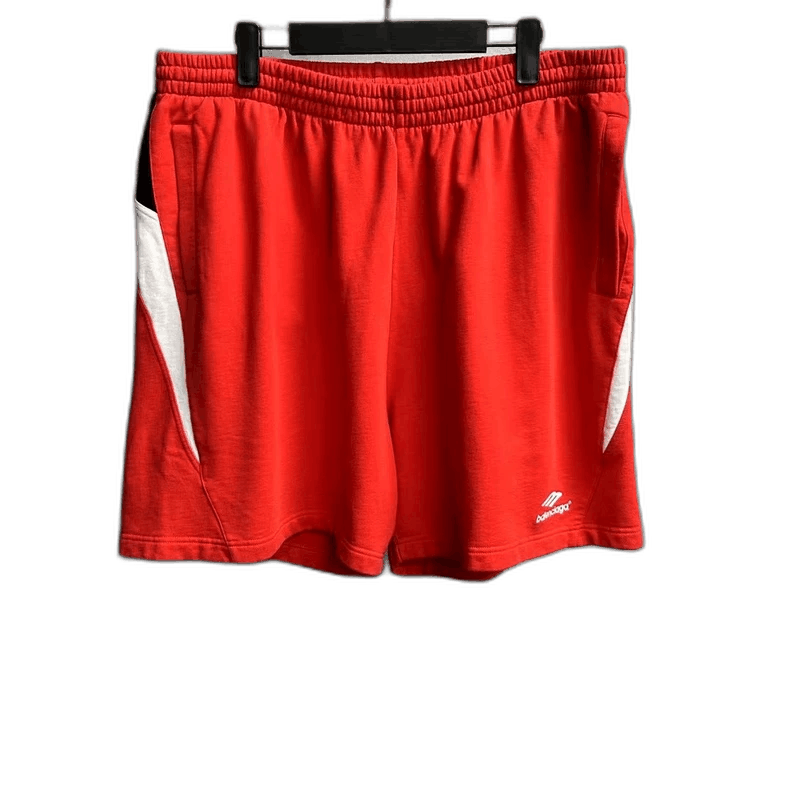 Balenciaga Balenciaga balenciaga's new red embroidered logo shorts -2 Size US 36 / EU 52 - 1 Thumbnail