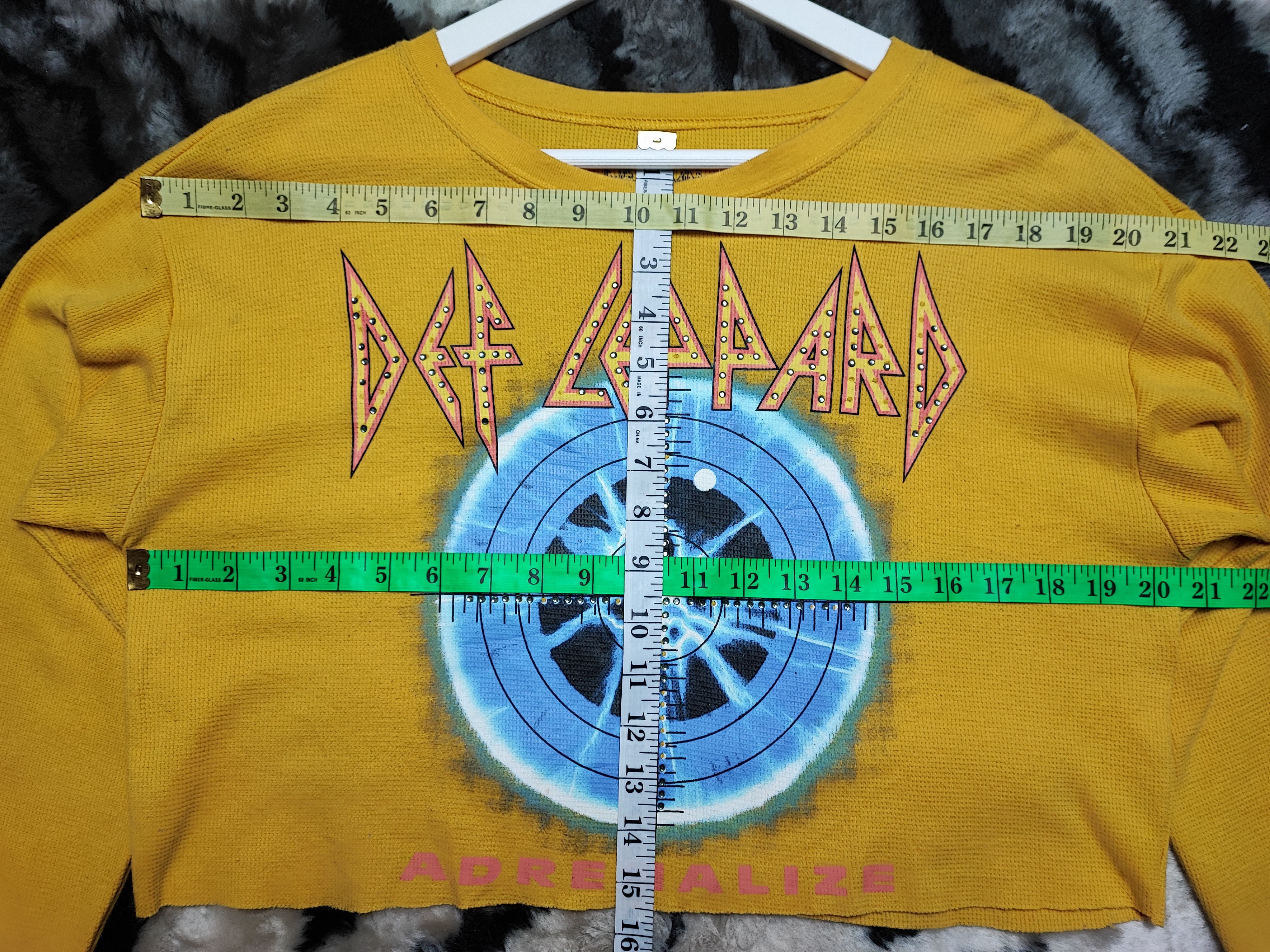 Band Tees × Def Leppard Def Leppard Croptop Cotton Size M / US 6-8 / IT 42-44 - 11 Thumbnail
