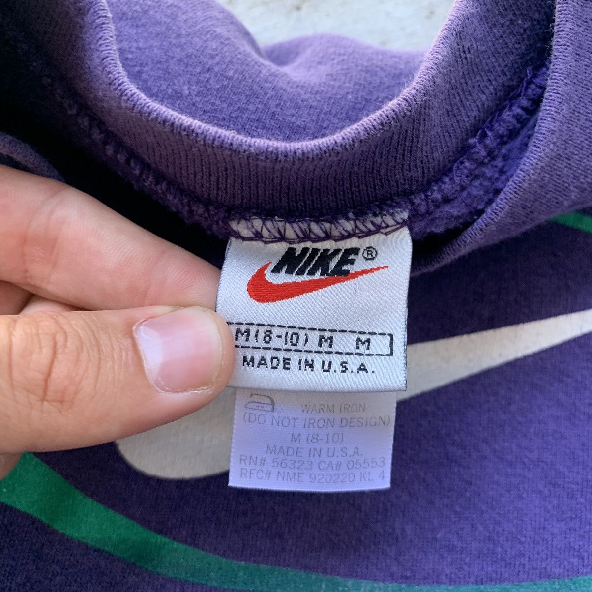 Nike Vintage Nike center swoosh essential crewneck sweatshirt Size US M / EU 48-50 / 2 - 4 Thumbnail