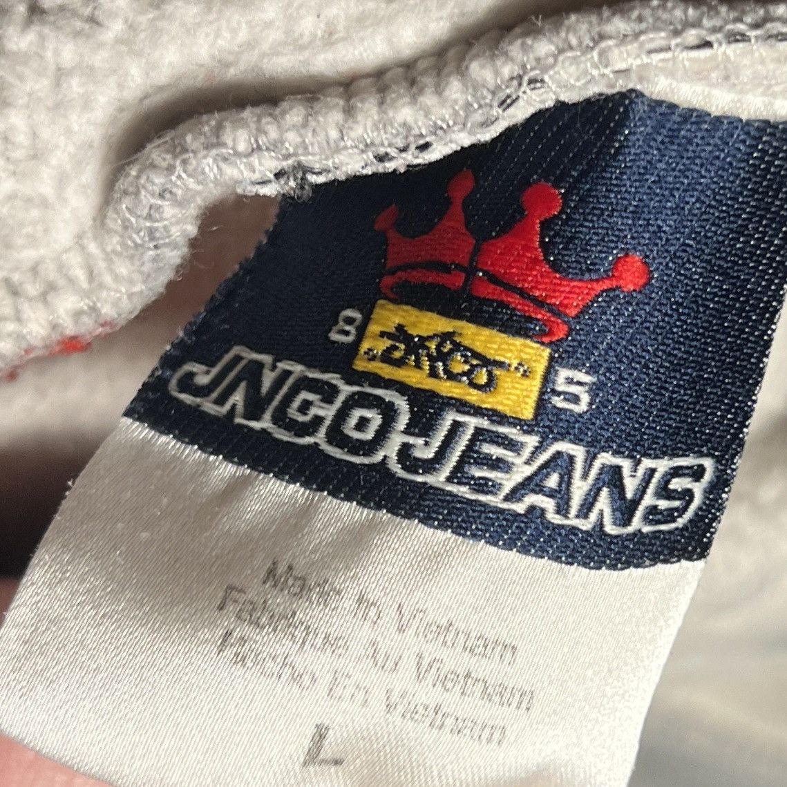 JNCO OG Y2K JNCO Crown Hoodie Yin Yang Twin Dragon Back Hit Size US L / EU 52-54 / 3 - 9 Thumbnail