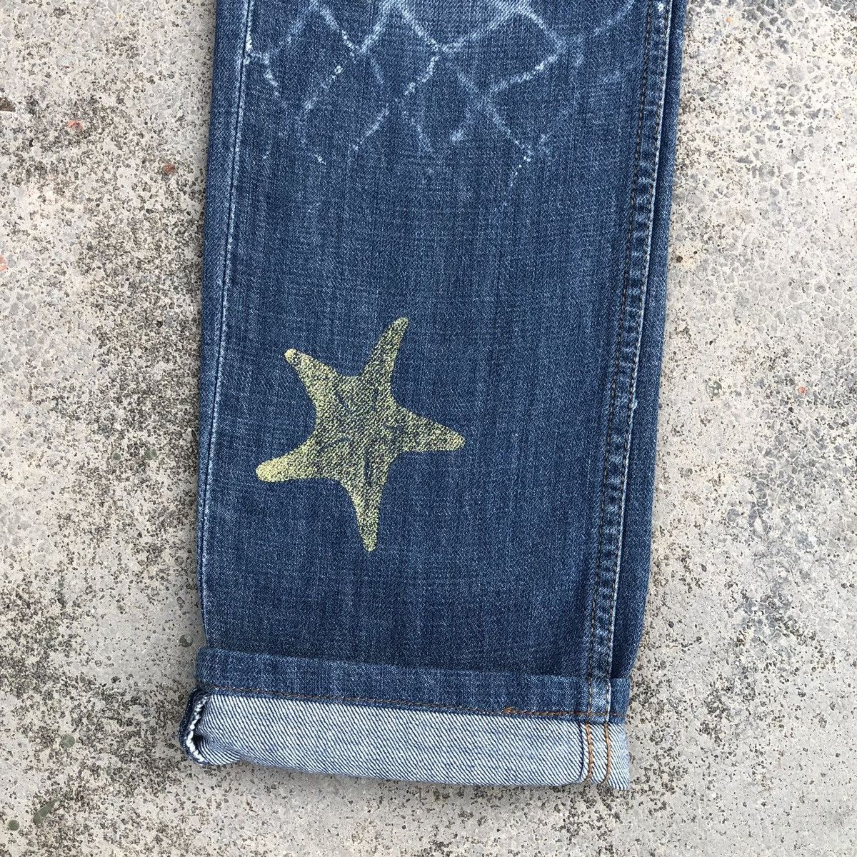 Issey Miyake × Japanese Brand × Tsumori Chisato ISSEY MIYAKE Tsumori Chisato Beautiful Art Slim Fit Denim Size US 29 - 9 Thumbnail