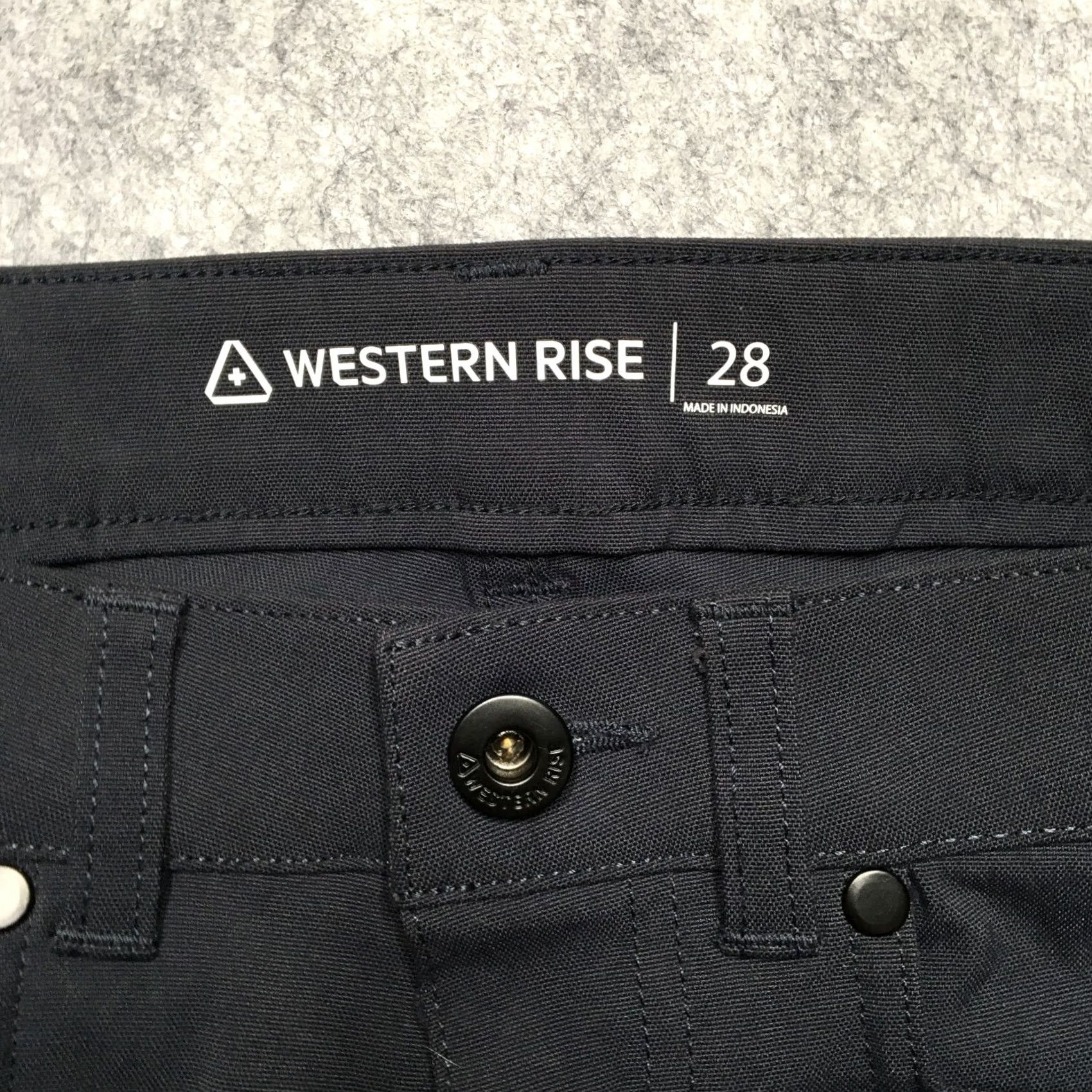 Vintage Western Rise AT Pant Mens 28x30 Blue Performance Travel Durable Stretch Pants Size US 28 / EU 44 - 5 Thumbnail
