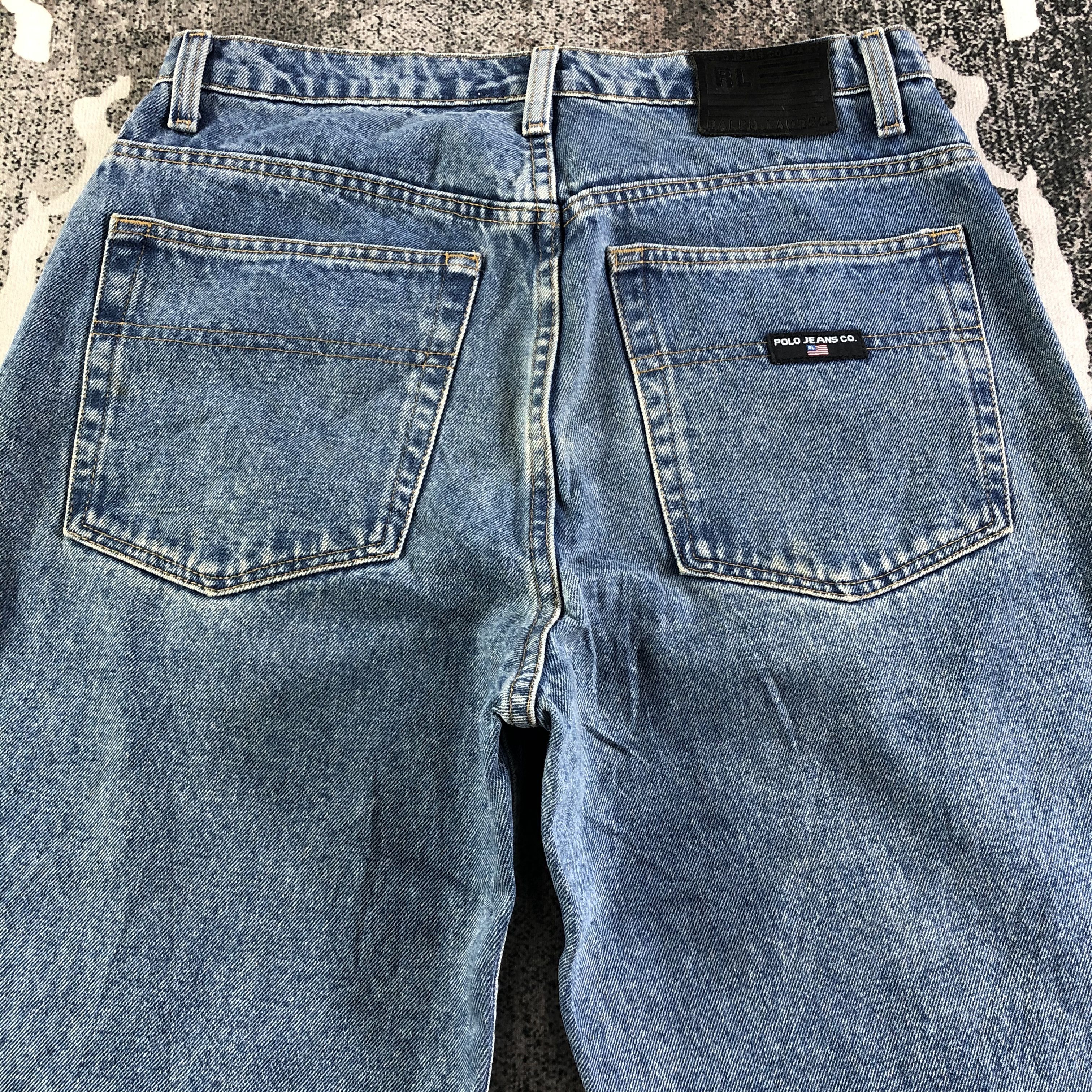 Polo Ralph Lauren Vintage Polo Ralph Lauren Blue Baggy Jeans KJ2176 Size US 32 / EU 48 - 4 Thumbnail