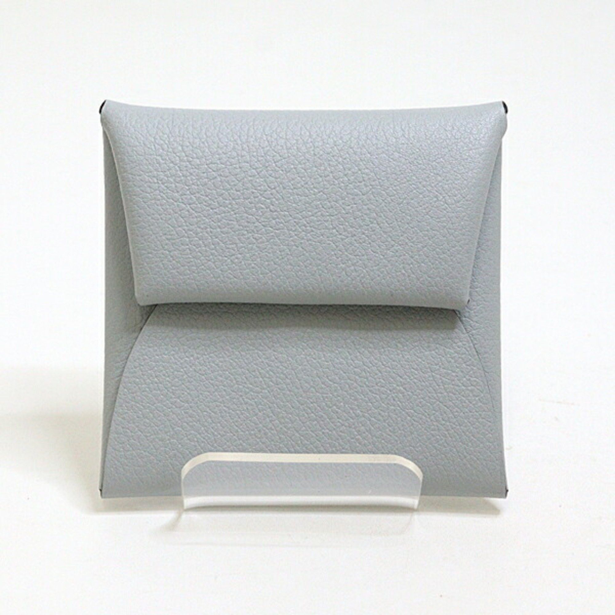 Hermes Hermes Coin Case Bastia Evercolor Blue Glacier W Engraved Purse Wallet Unused Item Size ONE SIZE - 1 Thumbnail