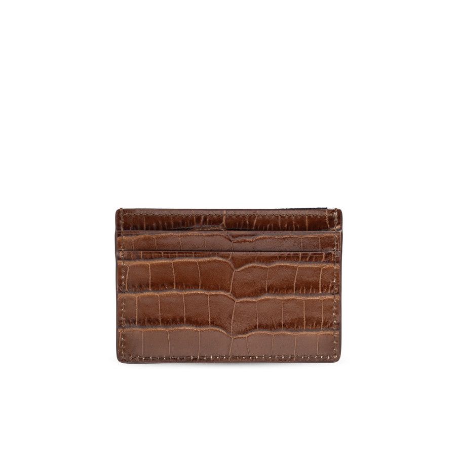 Tom Ford TOM FORD Brown Leather Card Holder New & Authentic Size ONE SIZE - 2 Thumbnail