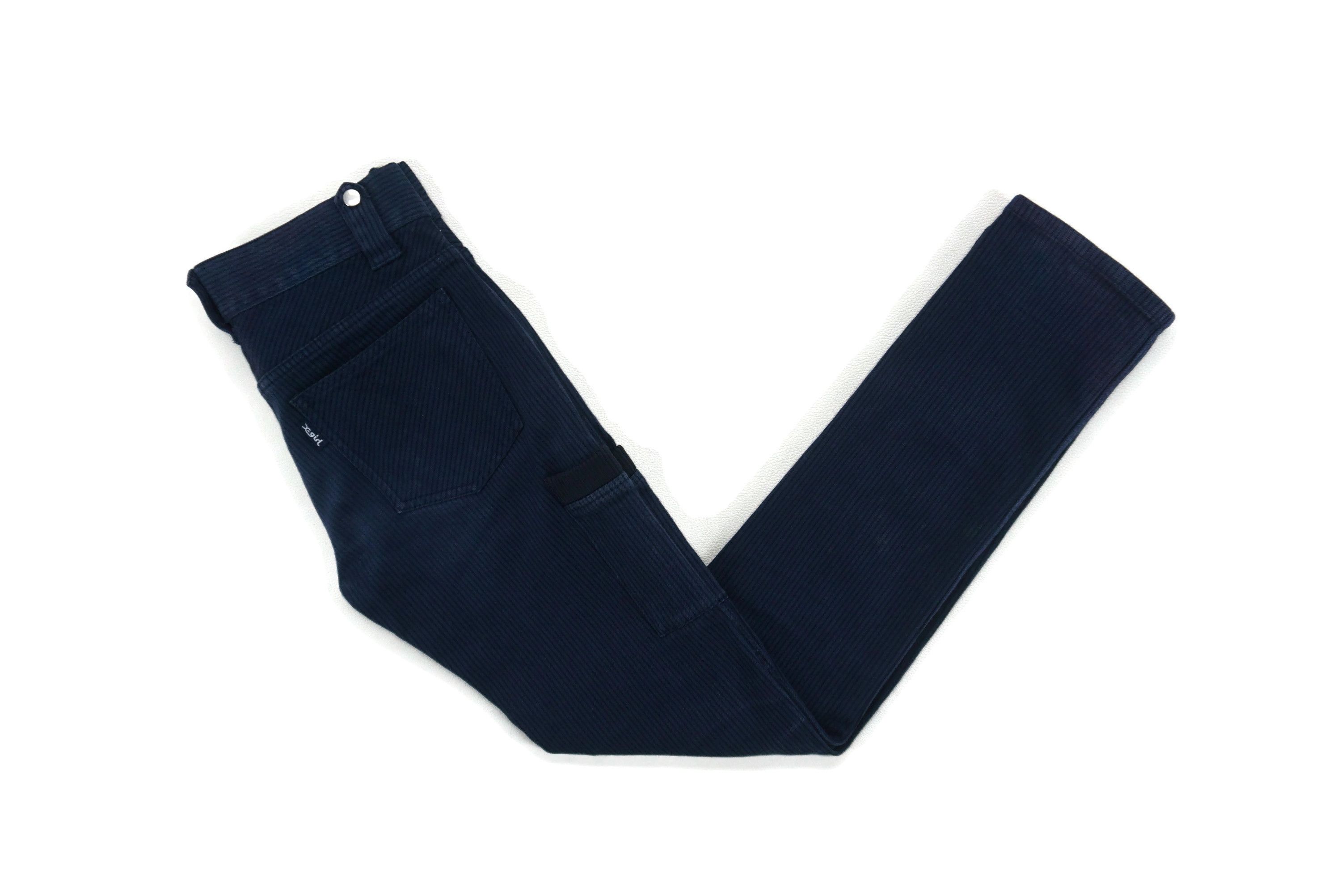 Japanese Brand X-Girl Jeans fits W30xL30.75 Slim Skinny Hickory Cargo Denim Size 26" / US 2 / IT 38 - 3 Thumbnail