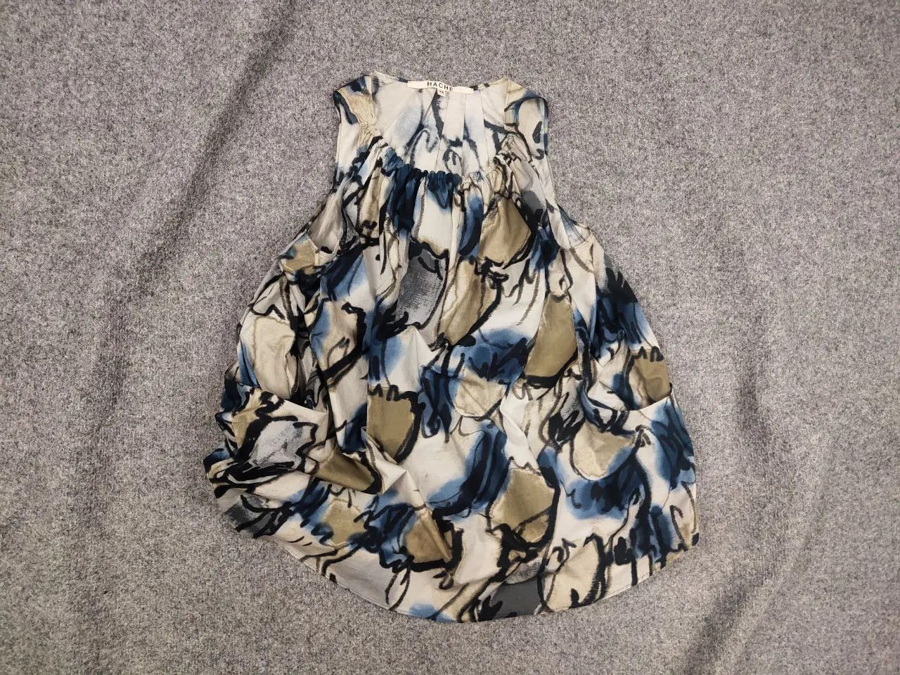 Other Hache Italy Design Paint Cotton Oversized Blouse with straps Size M / US 6-8 / IT 42-44 - 1 Thumbnail