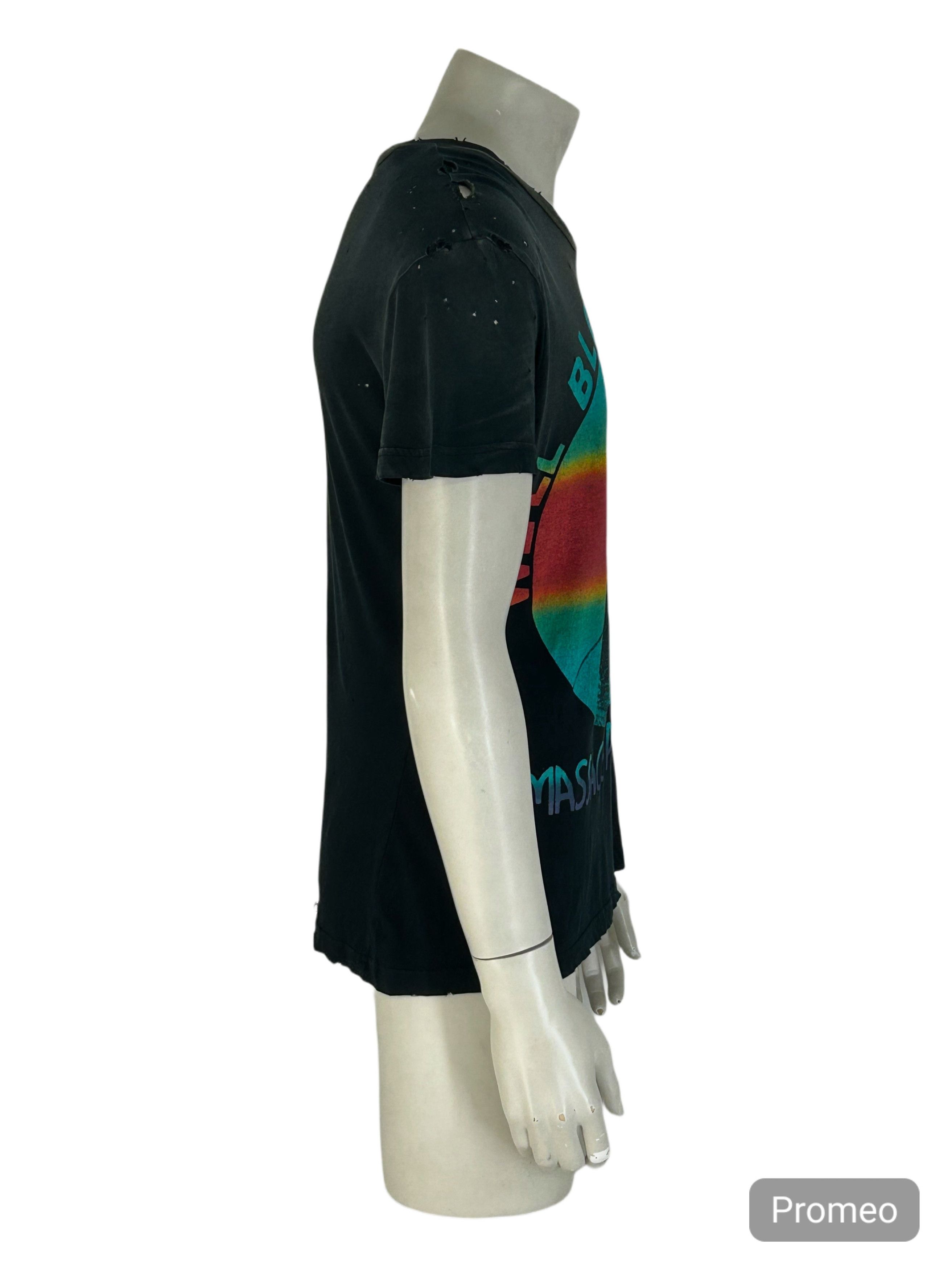 John Galliano John Galliano Black 'Blow Your Mind' Buddha Graphic T-shirt Size US XL / EU 56 / 4 - 2 Thumbnail