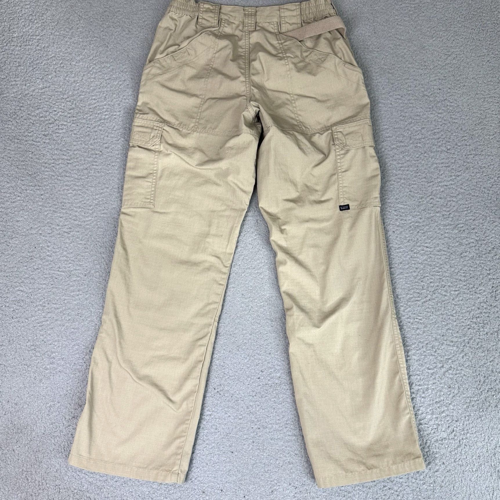 Vintage VINTAGE 5.11 Tactical Pro Pants Womens 6 Regular Khaki Ripstock Cargo Utility Distressed Size 28" / US 6 / IT 42 - 6 Thumbnail