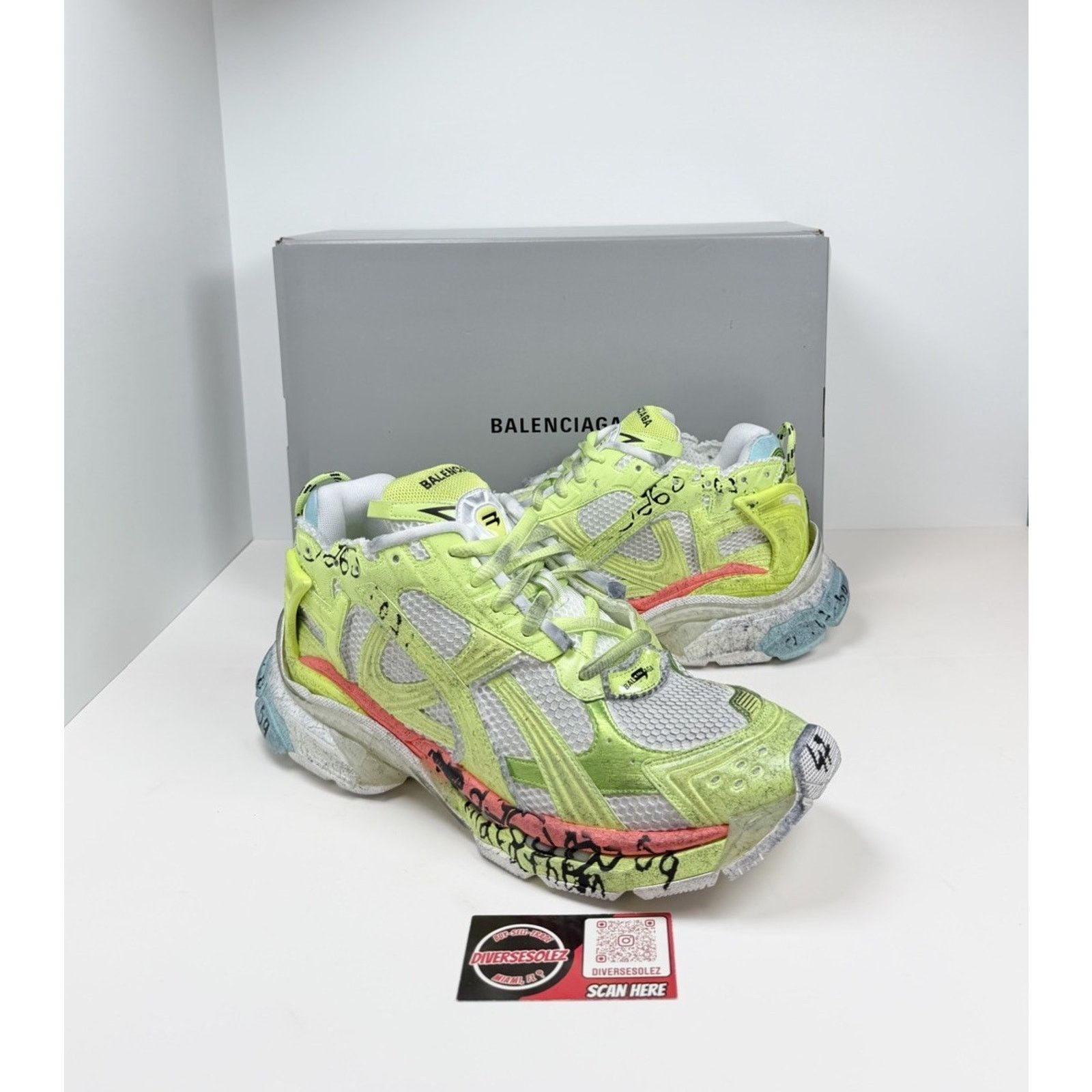 Balenciaga Size 47EU/14US - Balenciaga Runner Marathon Unreleased NEW Size US 14 / EU 47 - 1 Thumbnail