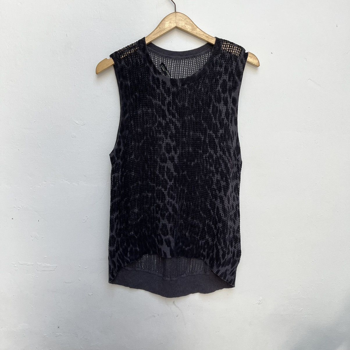 Allsaints × If Six Was Nine × Japanese Brand Mesh Knitwear Vest Crochet Allsaints Avant Garde Size US M / EU 48-50 / 2 - 4 Thumbnail