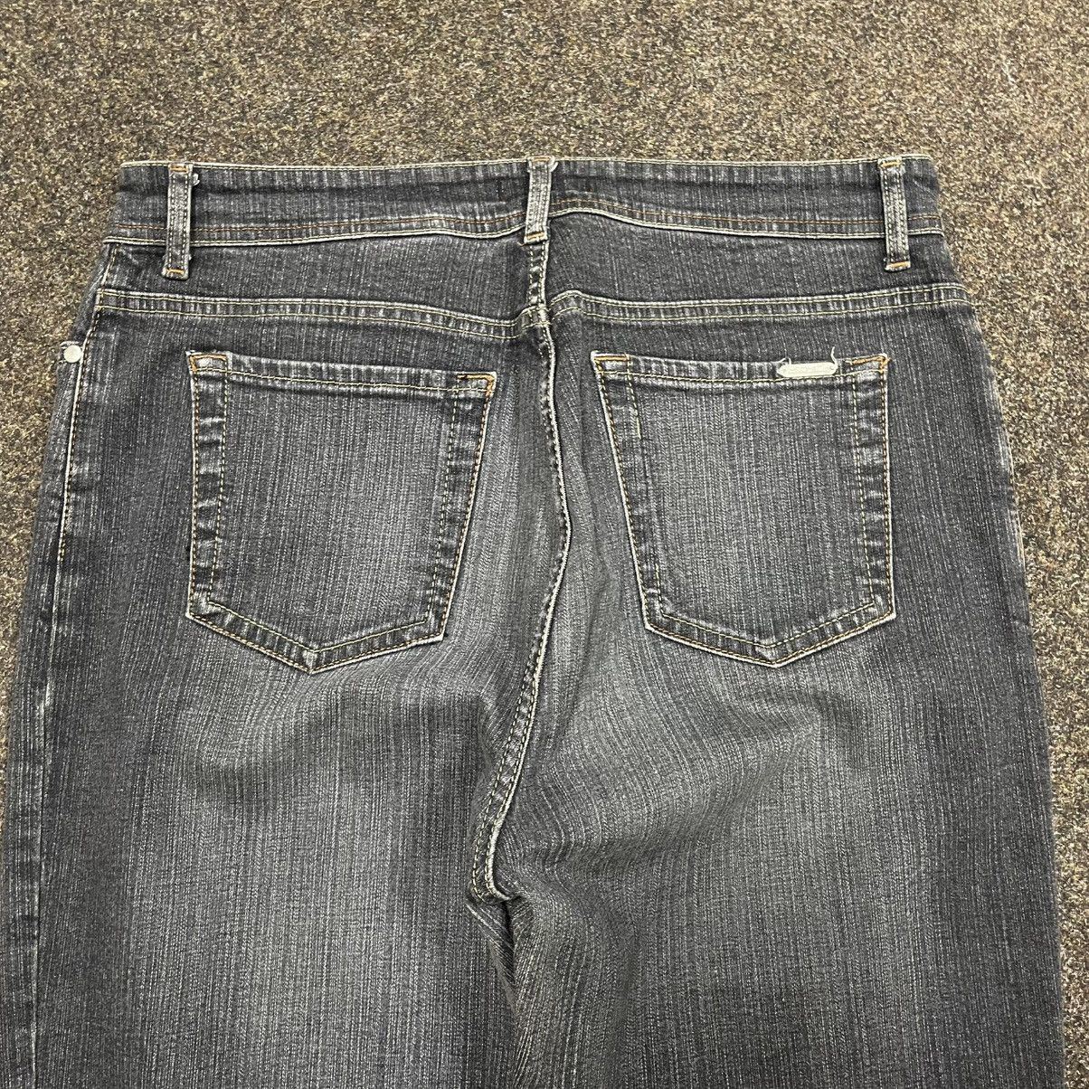 Vintage Vintage Y2K 90s Baggy Wide Leg Flared Denim Jeans Blue Punk Size 32" / US 10 / IT 46 - 3 Thumbnail