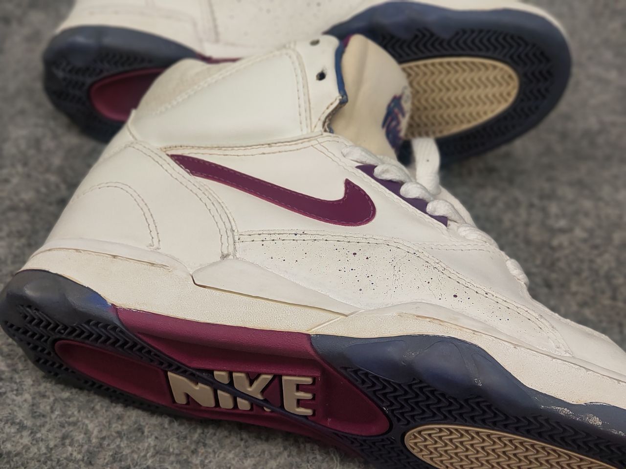 Nike Rare Vintage Original 90's Nike court flare Hi top sneakers Size US 8 / IT 38 - 22 Thumbnail