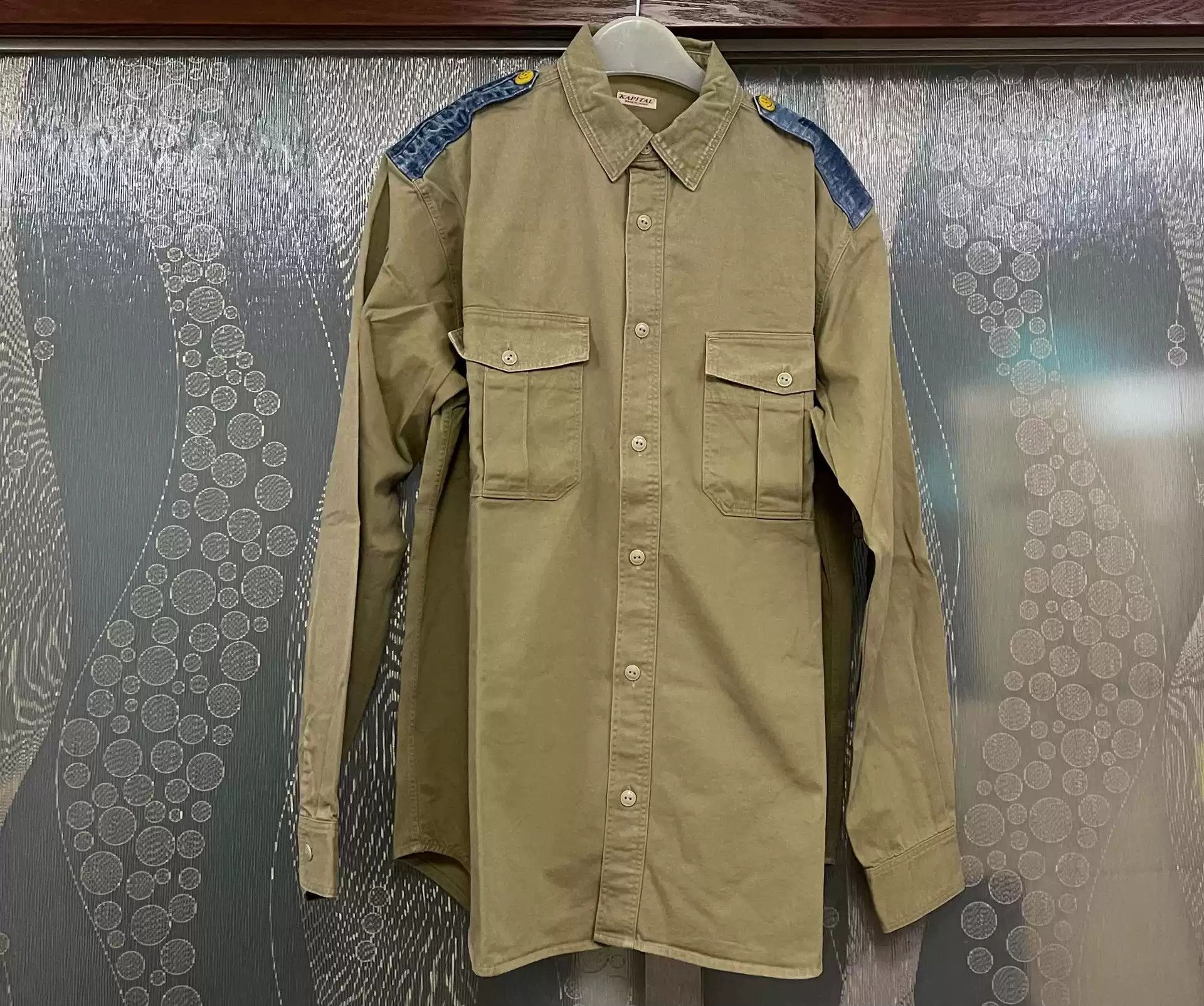 KAPITAL double pocket overalls shirt