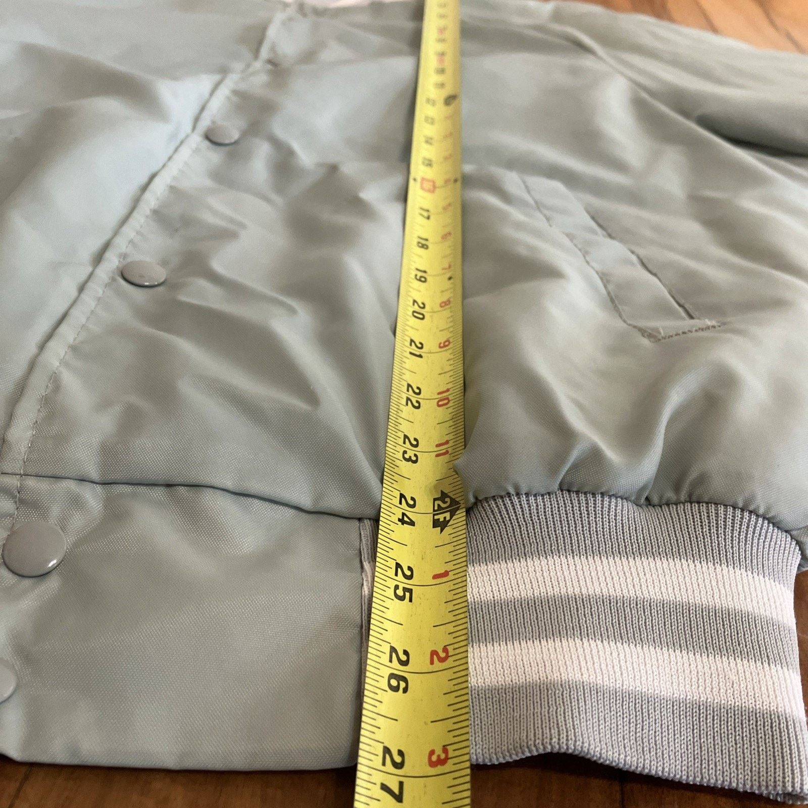 Holloway 90s TEAL Bomber Jacket Size M Quilted Striped Advertising Size US M / EU 48-50 / 2 - 14 Thumbnail